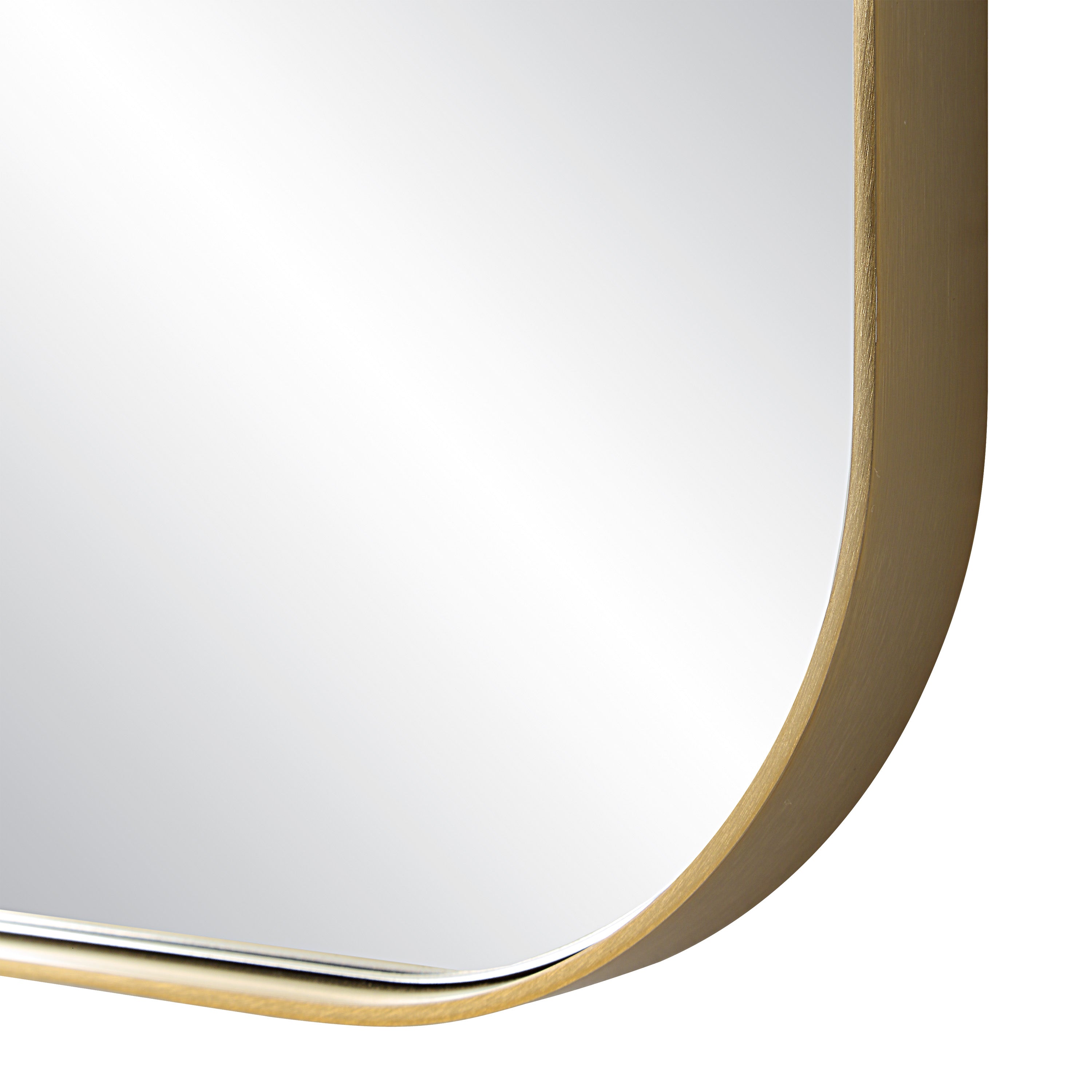 Vesey 36" Tall Rectangle Wall Mirror, Yellow - Detail Image - MT2671