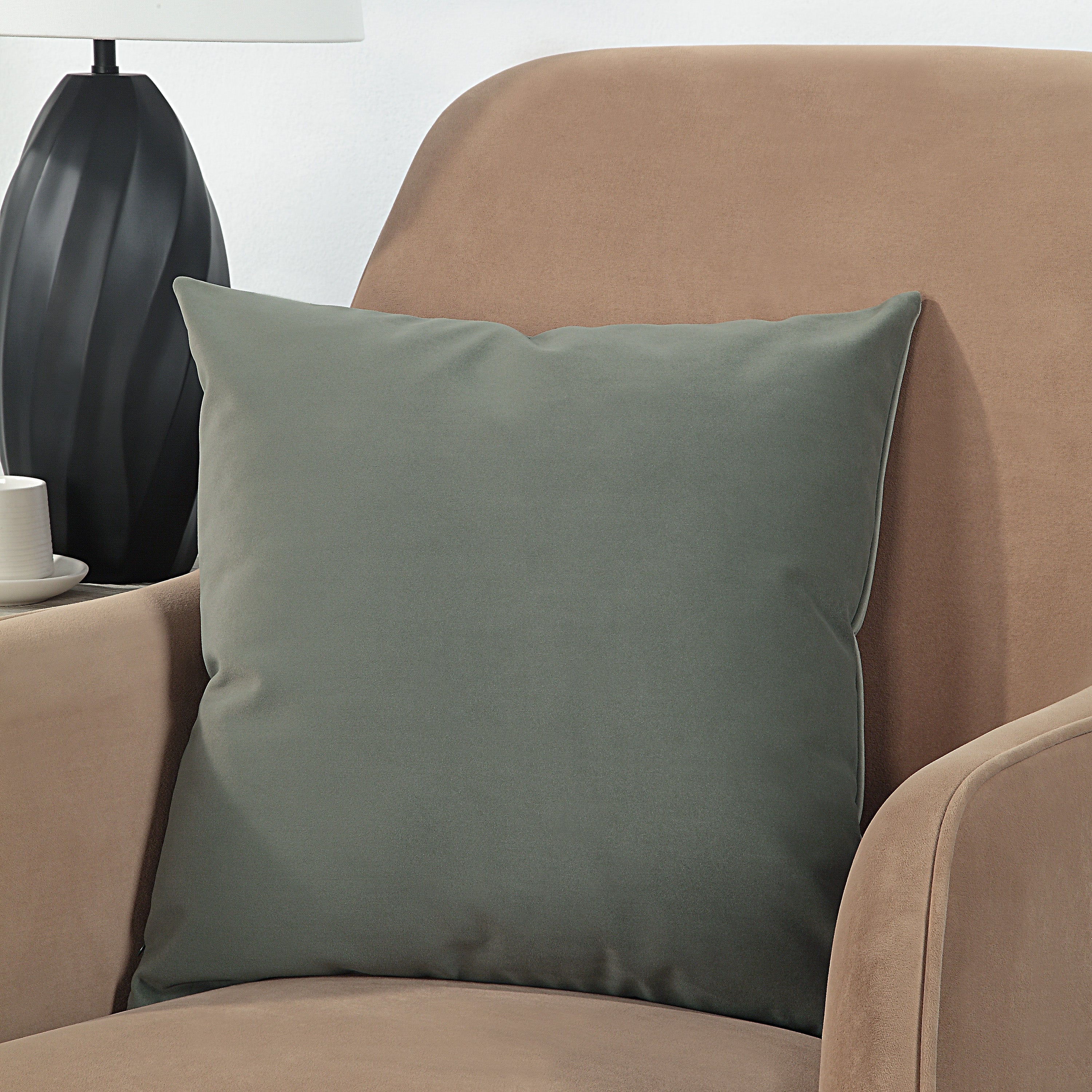 Philemon 20X20 Indoor Pillow, Dark Sage - Lifestyle Image - PWFL1462