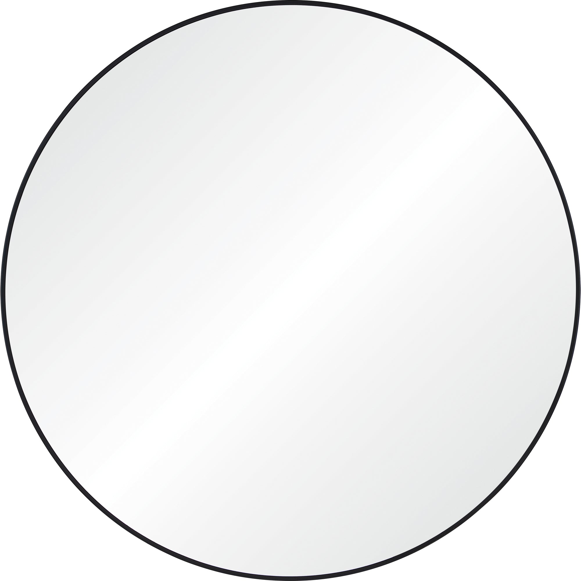 Cori 40" Tall Round Wall Mirror, Black - Main Image - MT2415