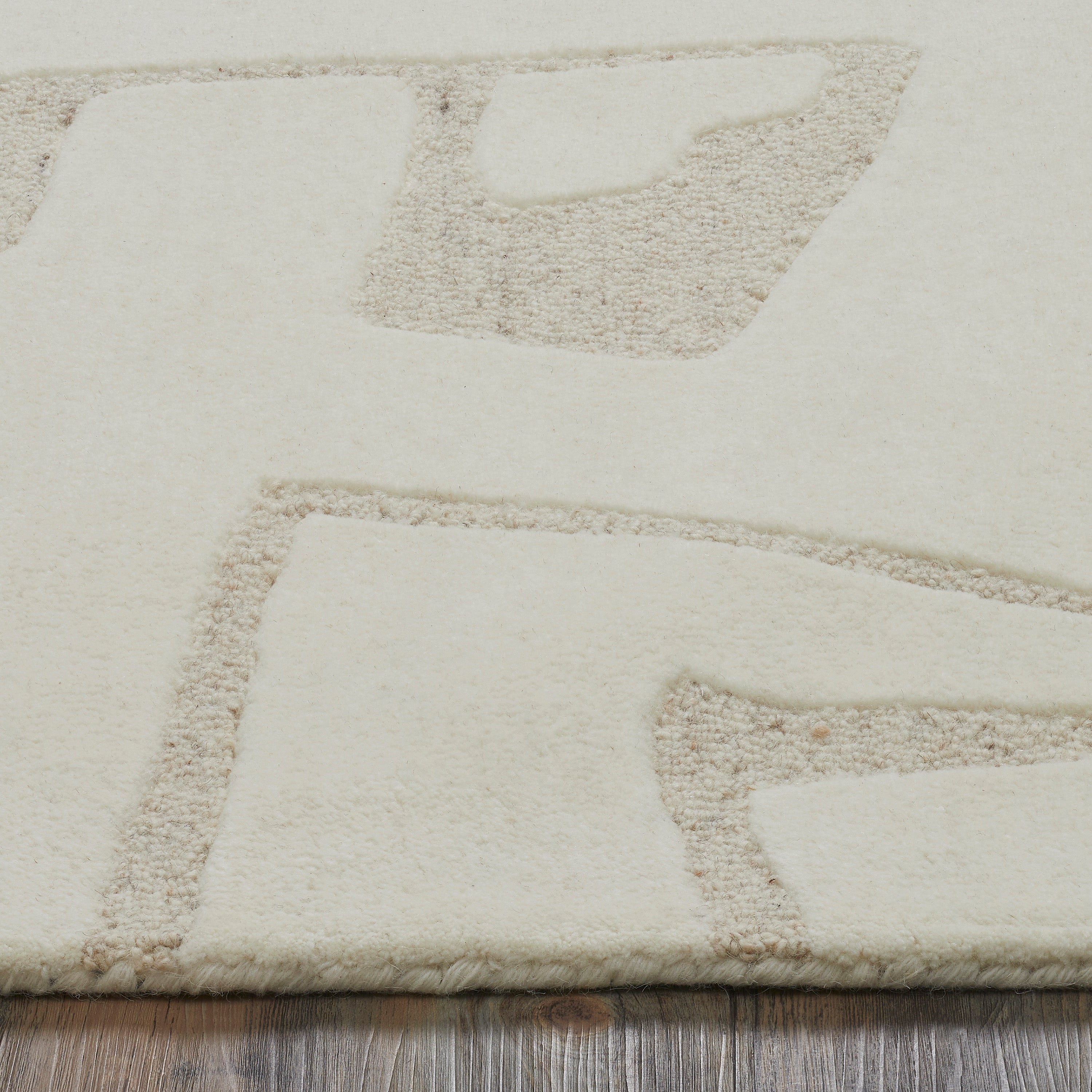 Cosmos 7'10" x 10'2"" ft Handwoven Indoor Rug, Ivory/ Sand - Additional Image 1 - RCOS-21151-810