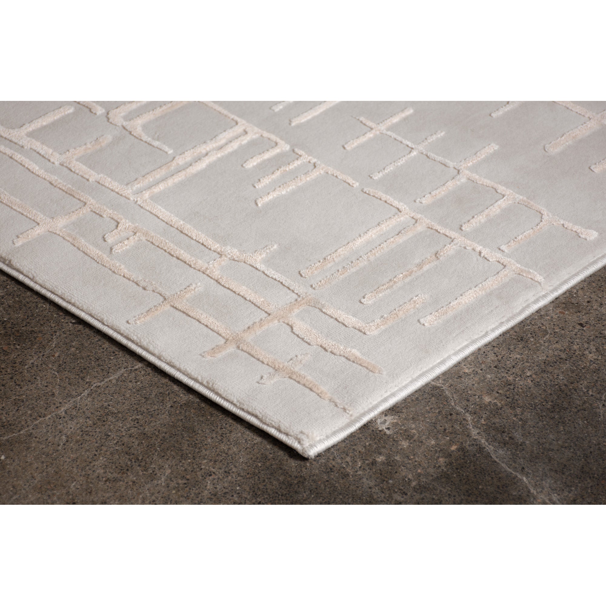 Ariella 7'10 x 10'2 Power loomed Indoor Rug, Grey - Additional Image 1 - RARI-10191-810