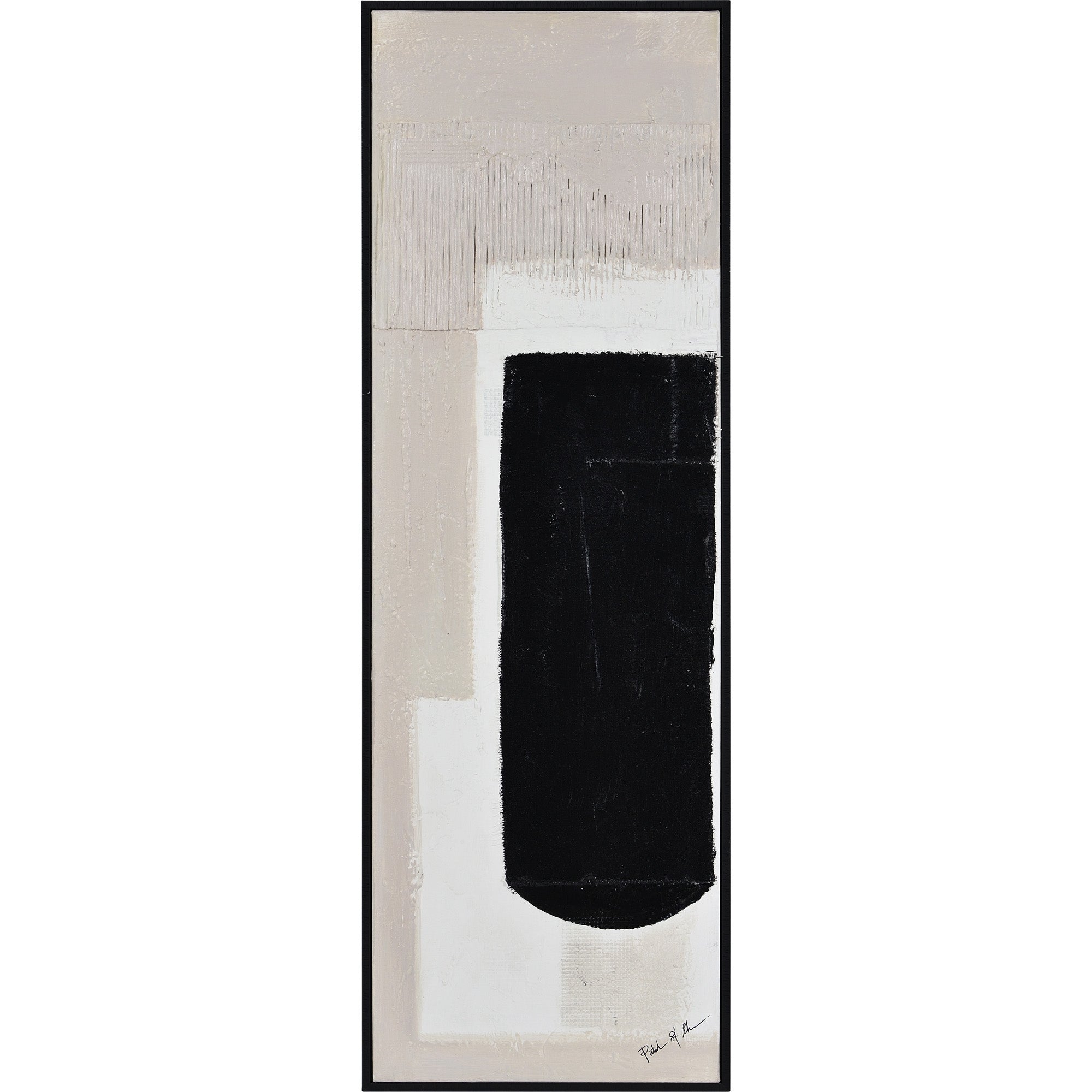Dragoni 15" Wide Canvas Art, Black - Additional Image 2 - OL2122