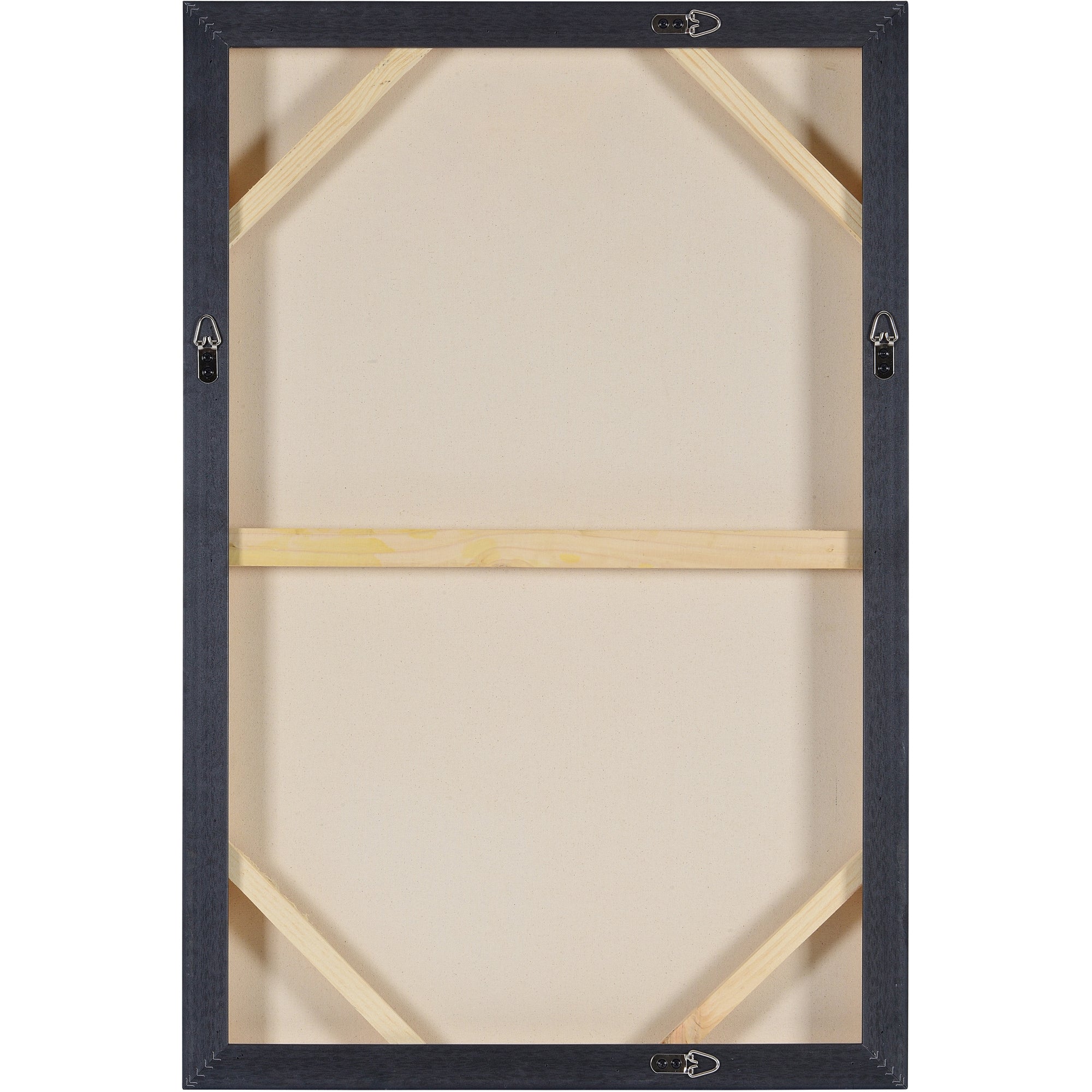 Telesto 24" Wide Canvas Art, Black - Backing Image - OL2046