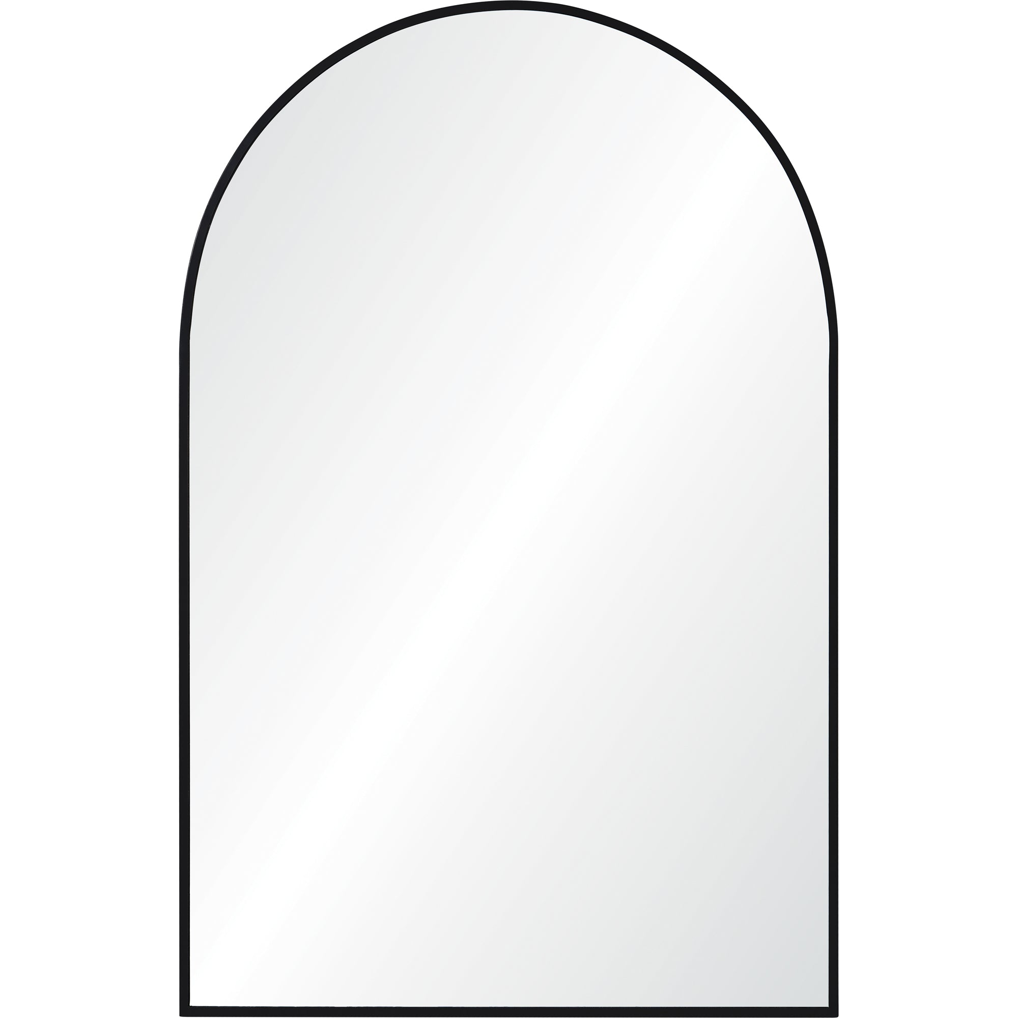 Waren 36" Tall Arch Wall Mirror, Black - Main Image - MT2451