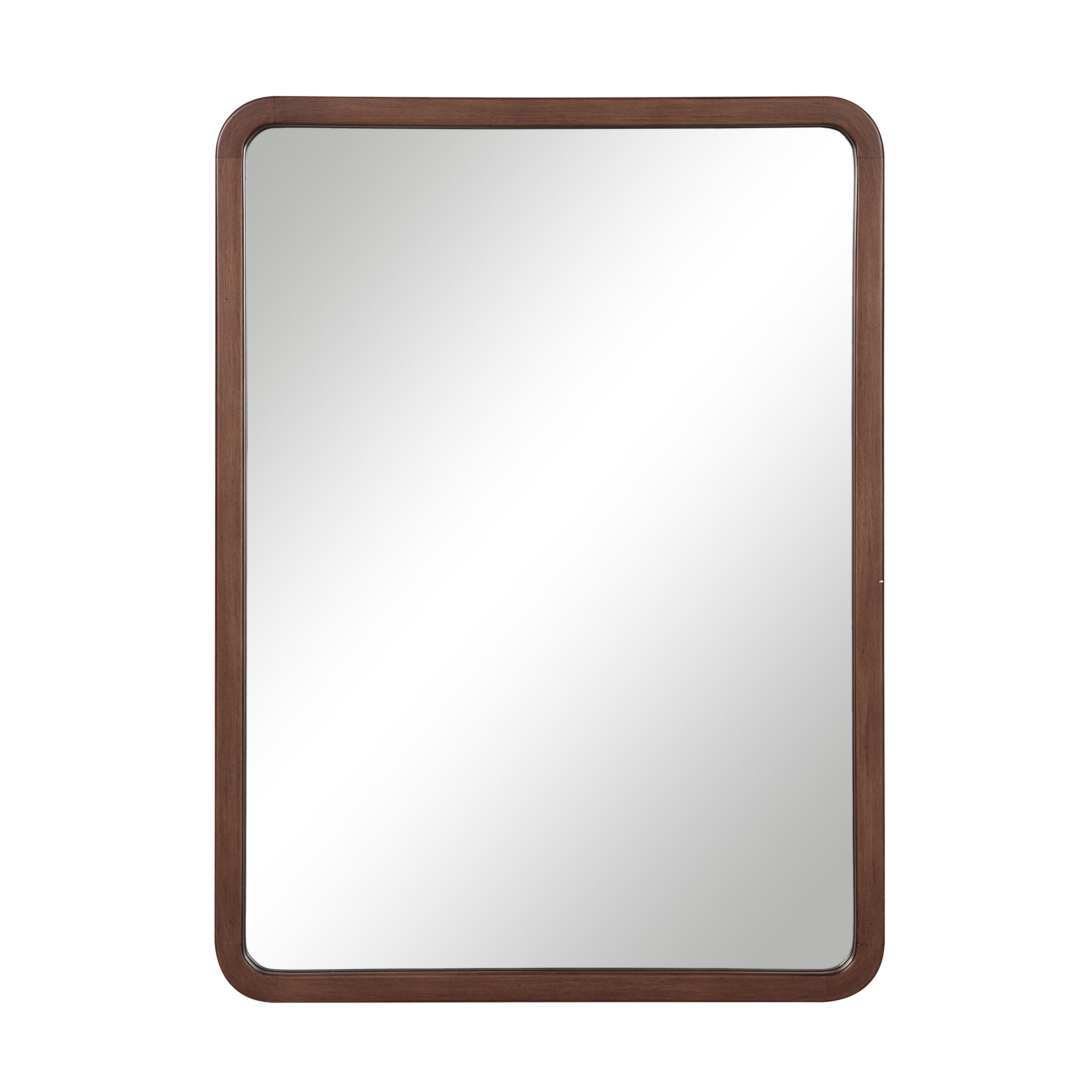 Tacna 30" H x 22" W Wall Mirror, Brown - Main Image - MT2718
