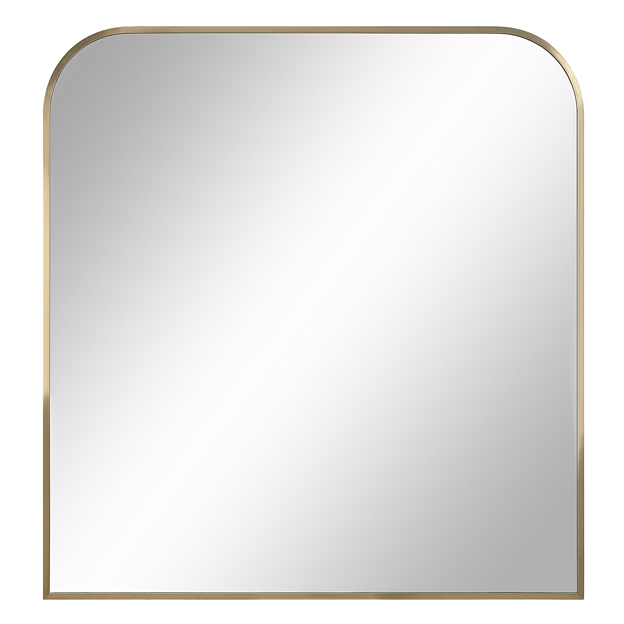 Joan 40" Tall Arch Wall Mirror, Yellow - Main Image - MT2507