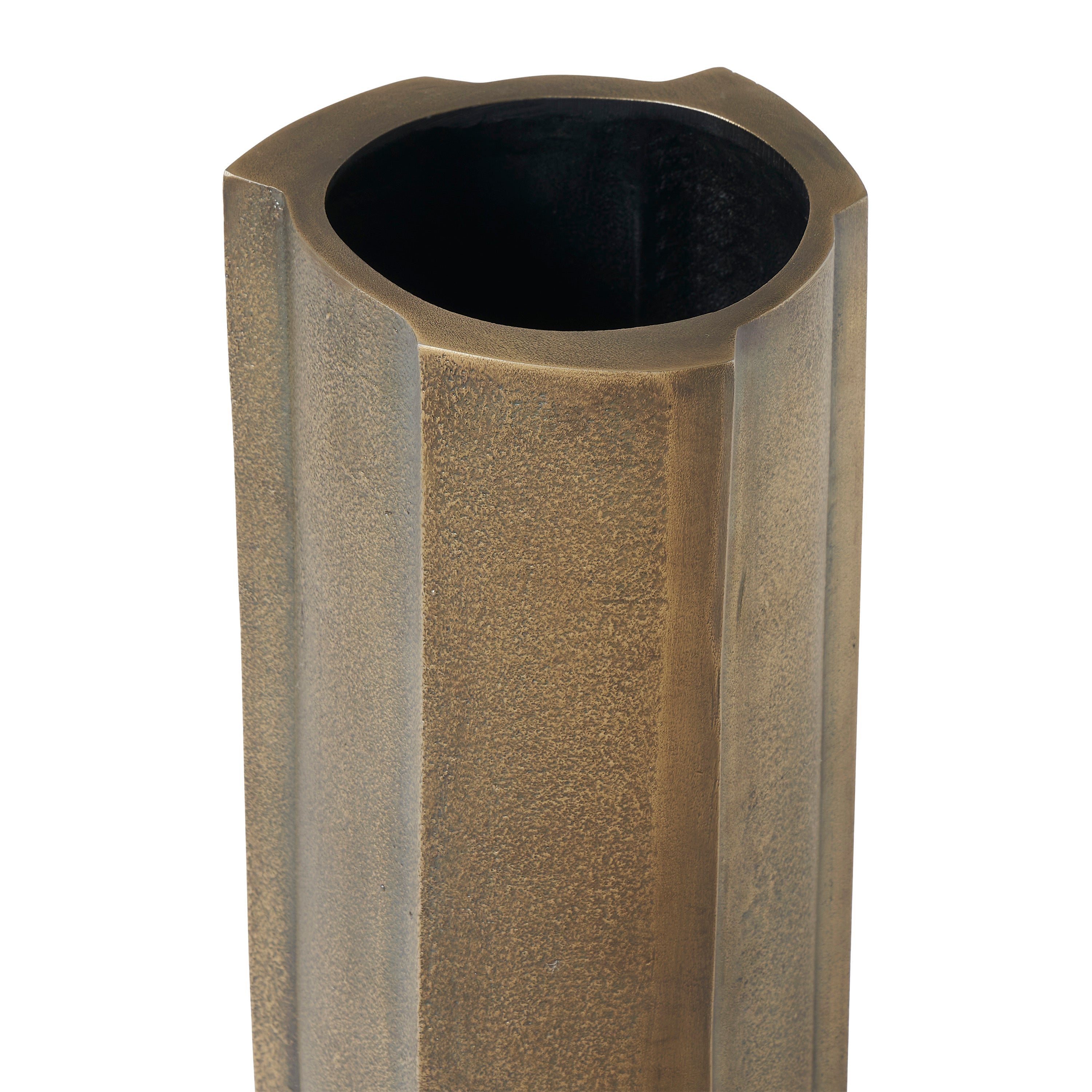 Interlude Indoor Vase, Yellow - Angle Image - VAS292
