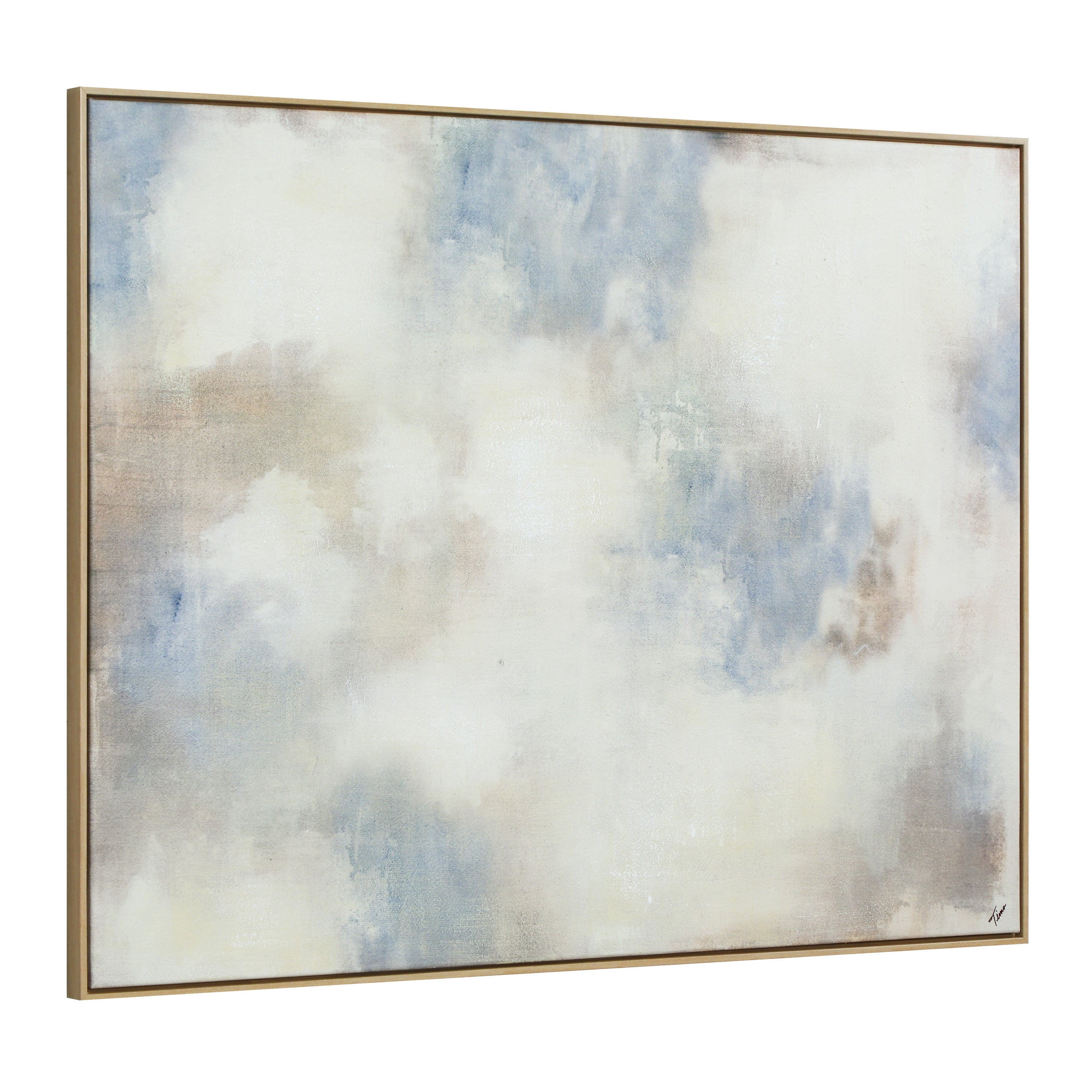 Bellis 48" H x 36" W Canvas Art, Blue - Angle Image - OL2204