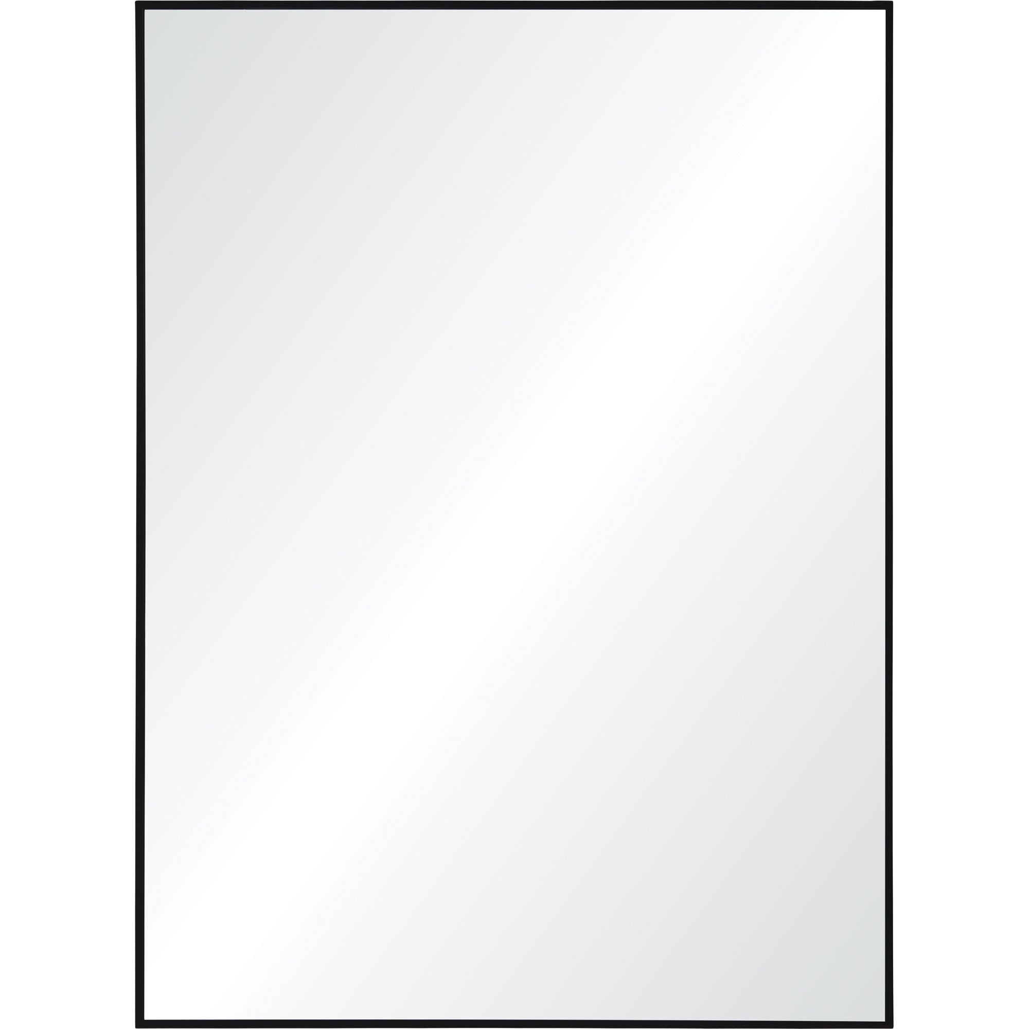 Raizel 40" Tall Rectangle Wall Mirror, Black - Main Image - MT2345