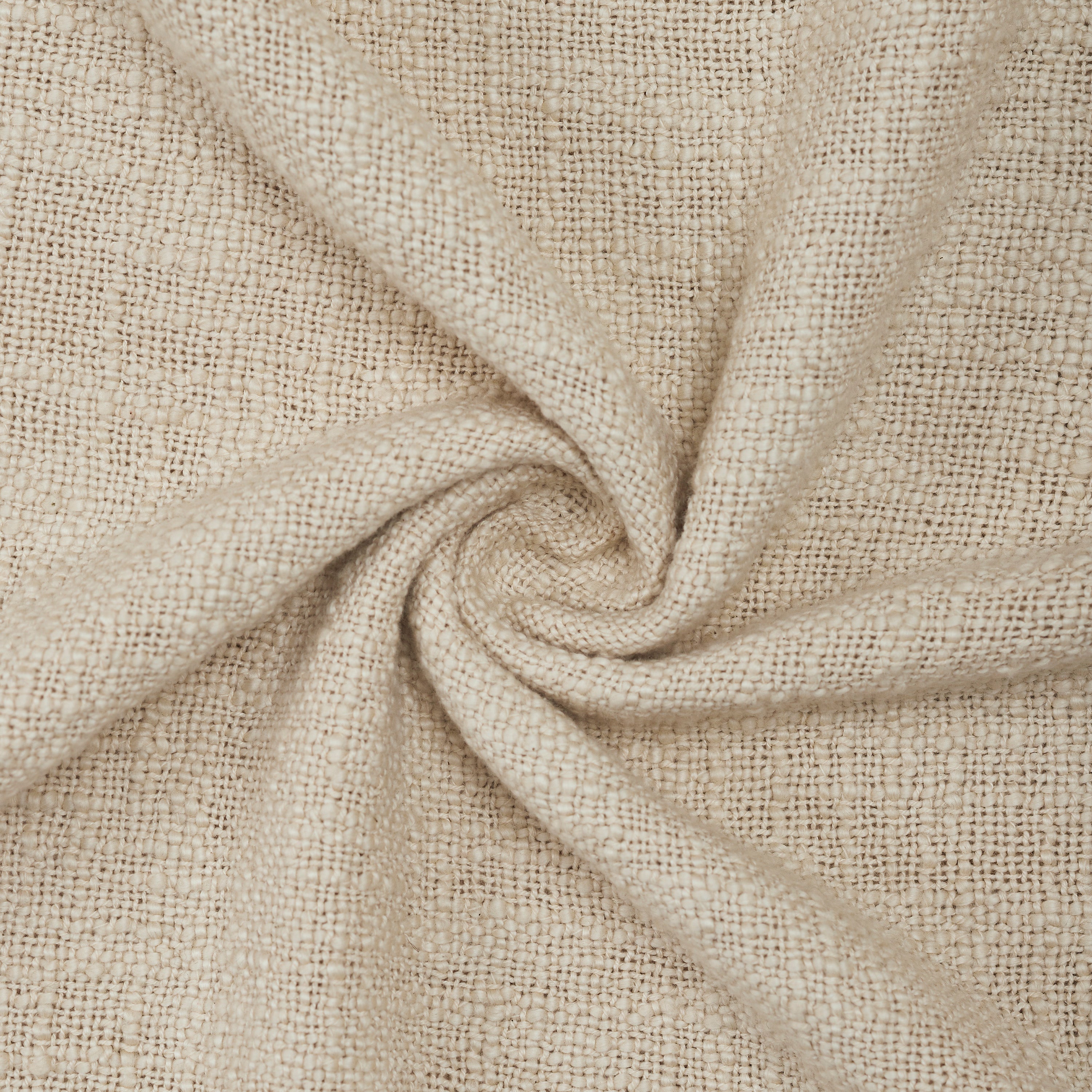 Curtis 70X50 Throw, Beige - Detail Image - THR1017