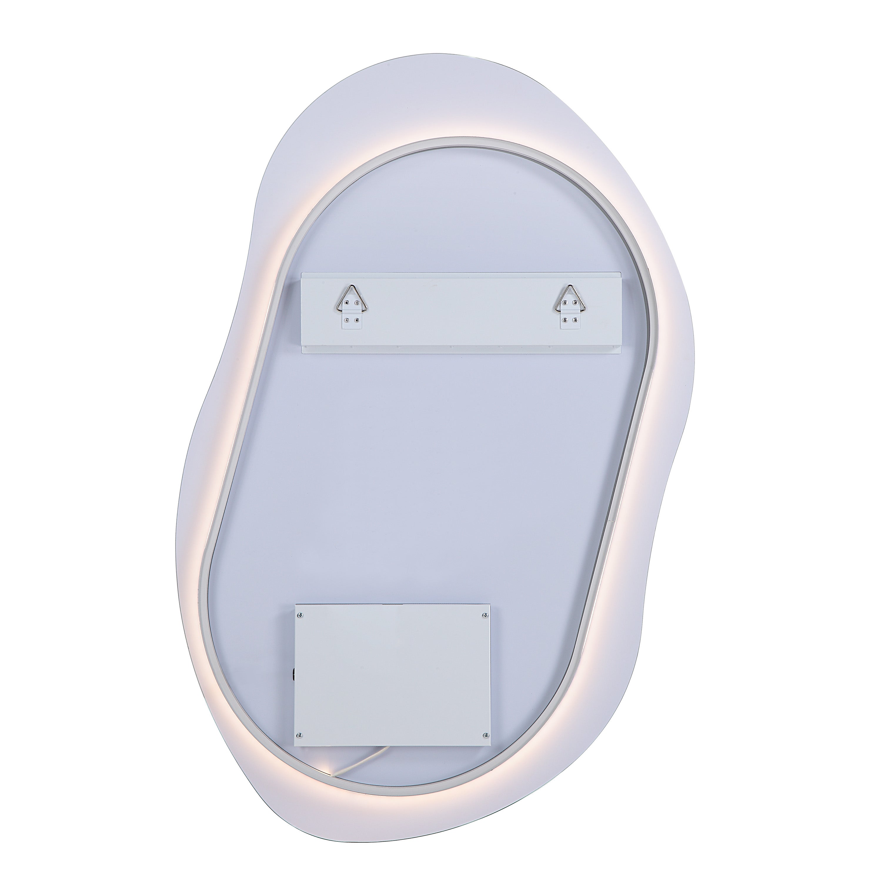 Forli 45" Tall Irregular LED Mirror, Clear - Backing Image - MT2569