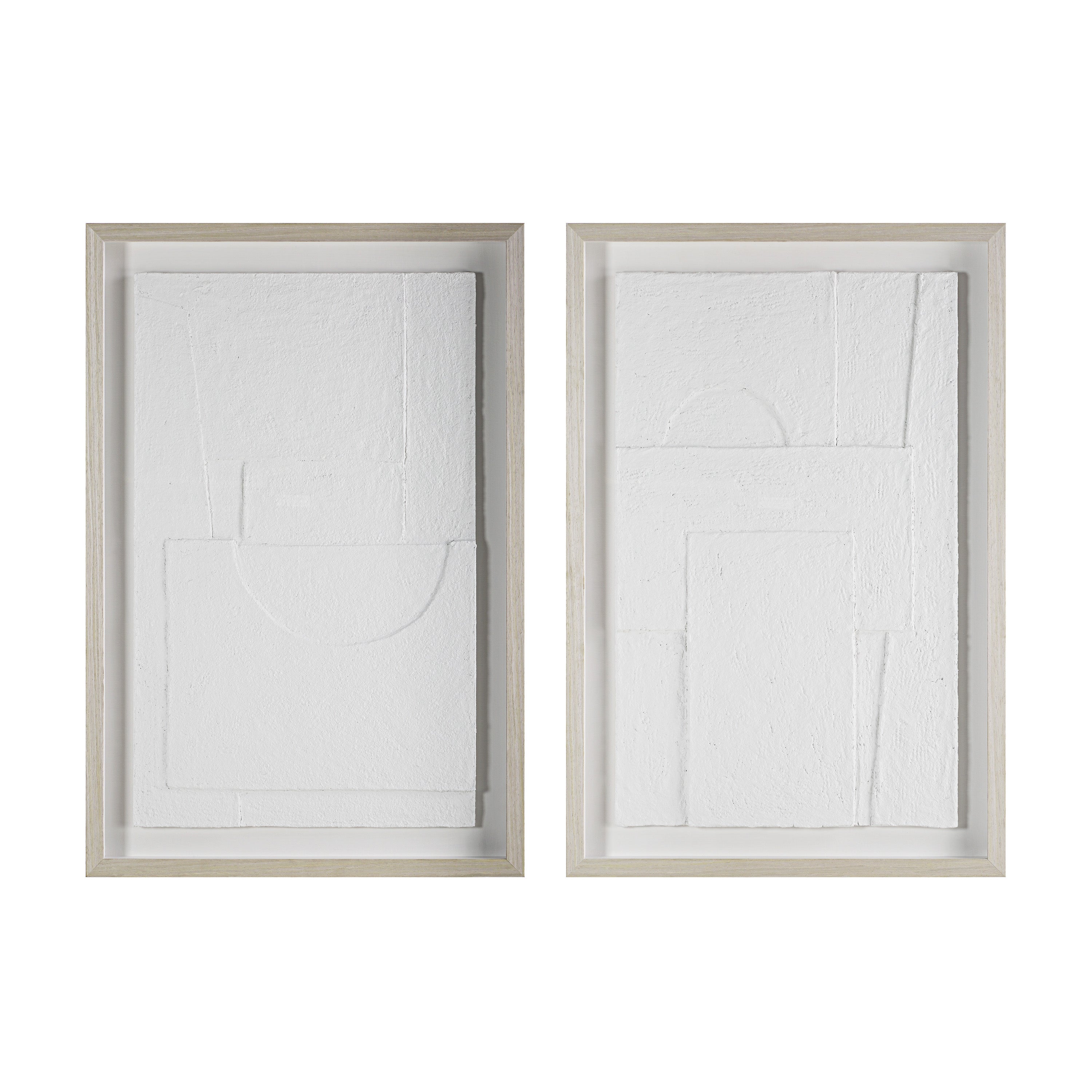 Linen 24.0" Wide Wall Decor, Printed Artwork (2 Piece Set) - Main Image - W6781