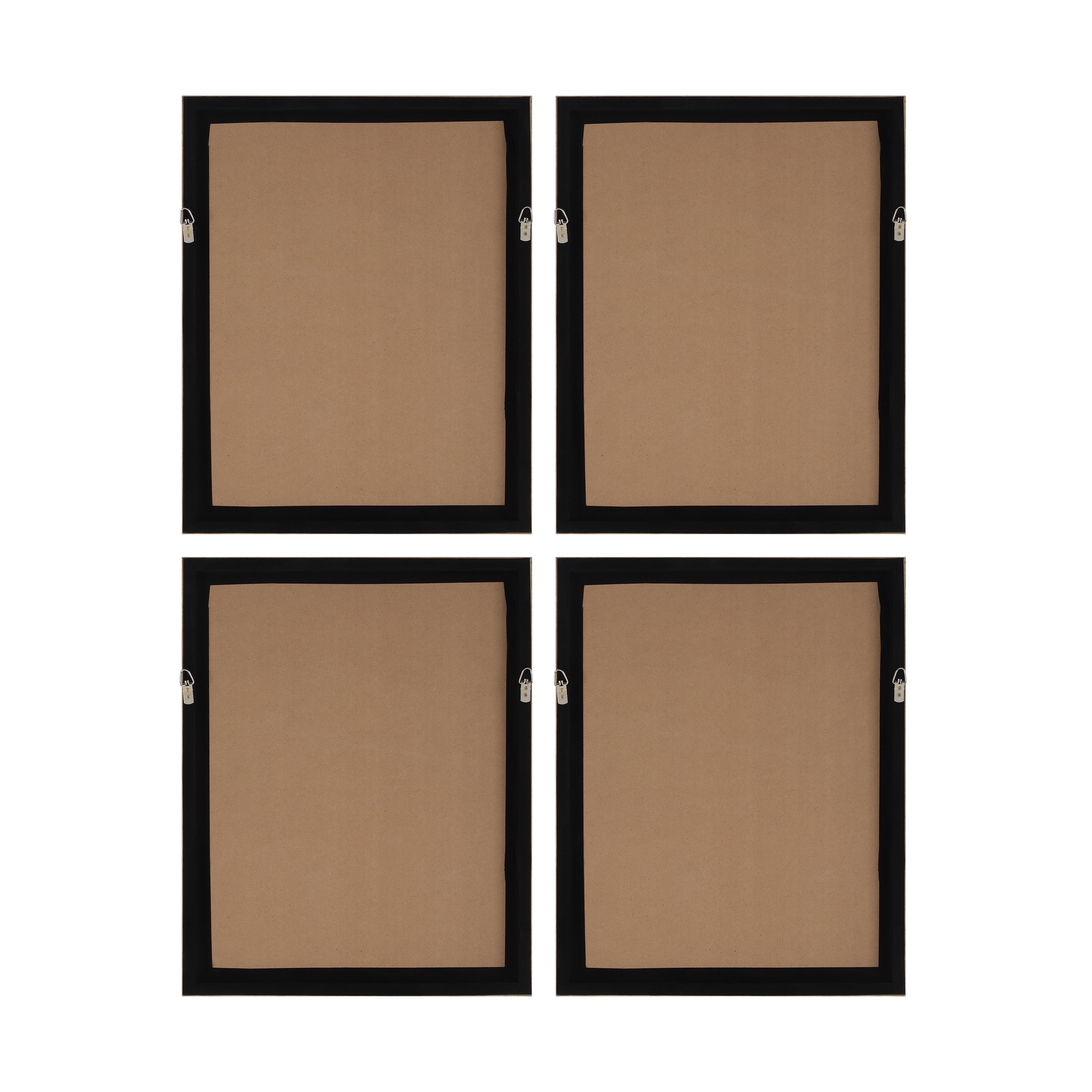 Palmela 16.0" Wide Wall Decor, Printed Artwork (4 Piece Set) - Backing Image - PA0048