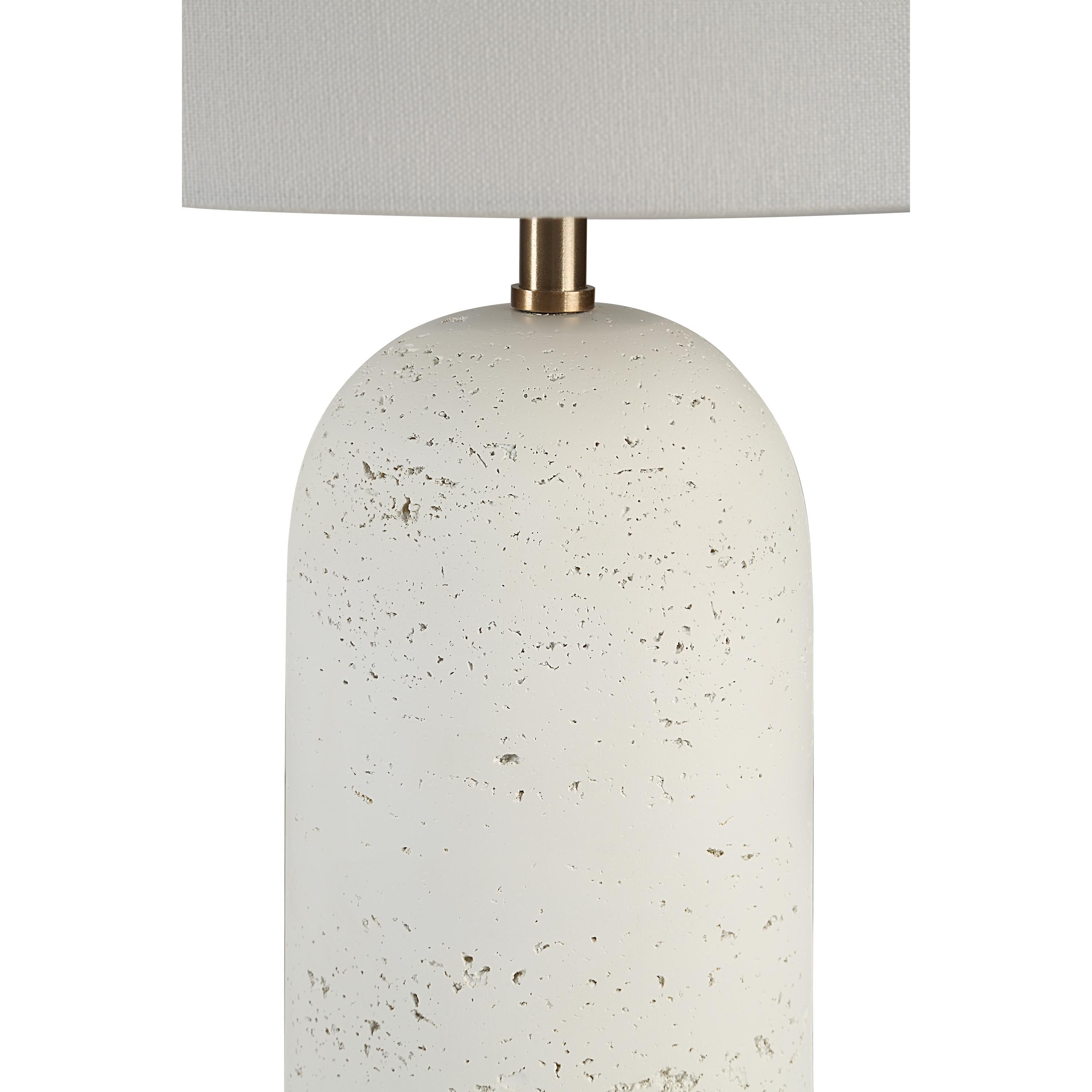 Dorato 24.75" Height Table Lamp, White - Angle Image - LPT1291-SET2