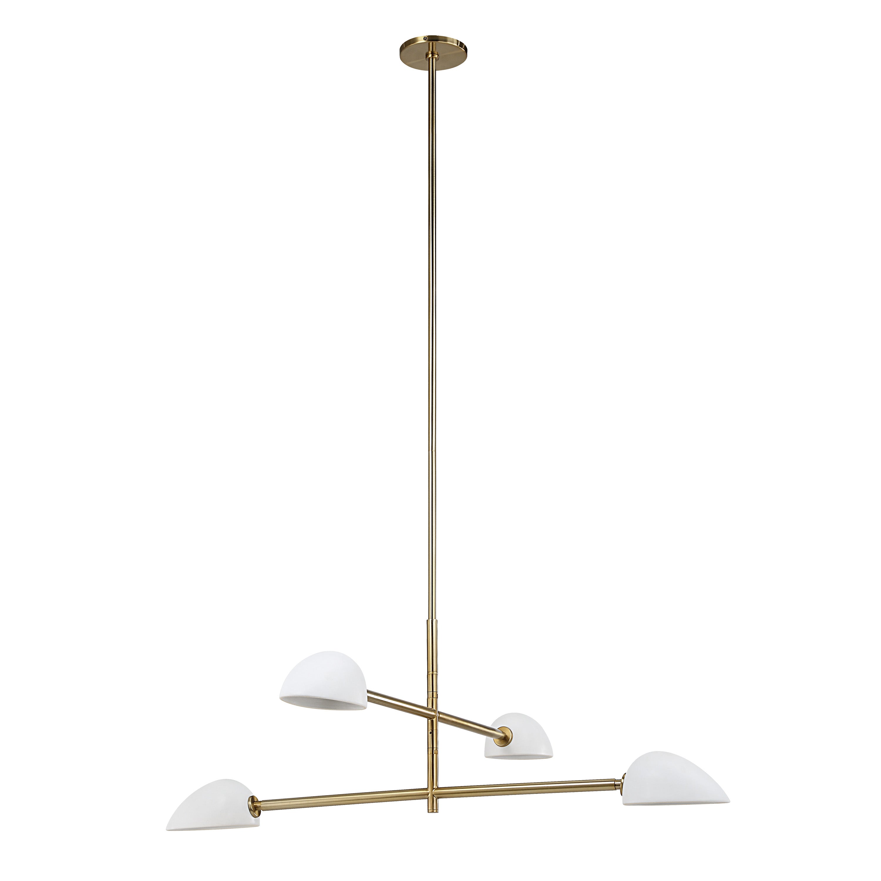 Tulla 40" Wide 4-Light Chandelier, Champagne - Main Image - LPC4473