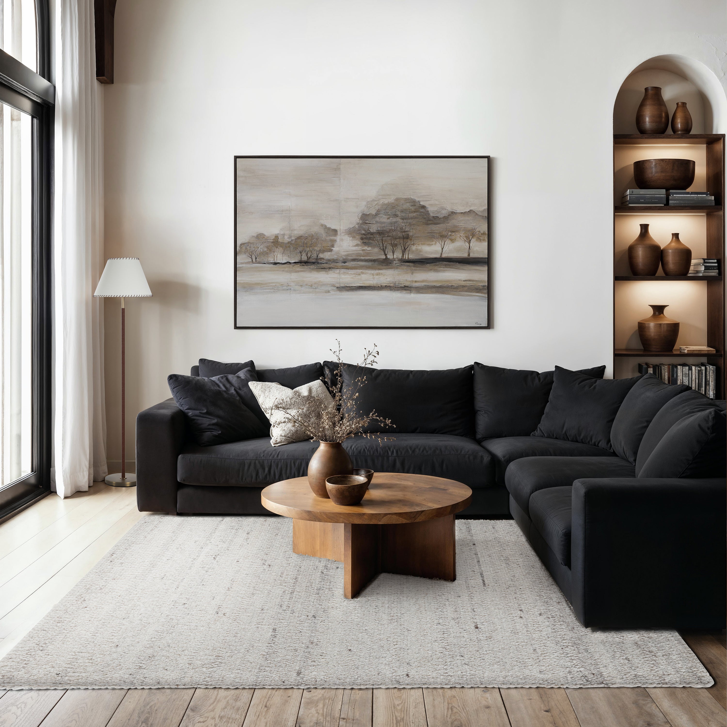Meghan Rug, 1'4" X 1'4" Ft - White Label Lifestyle Image - RMEG-31425