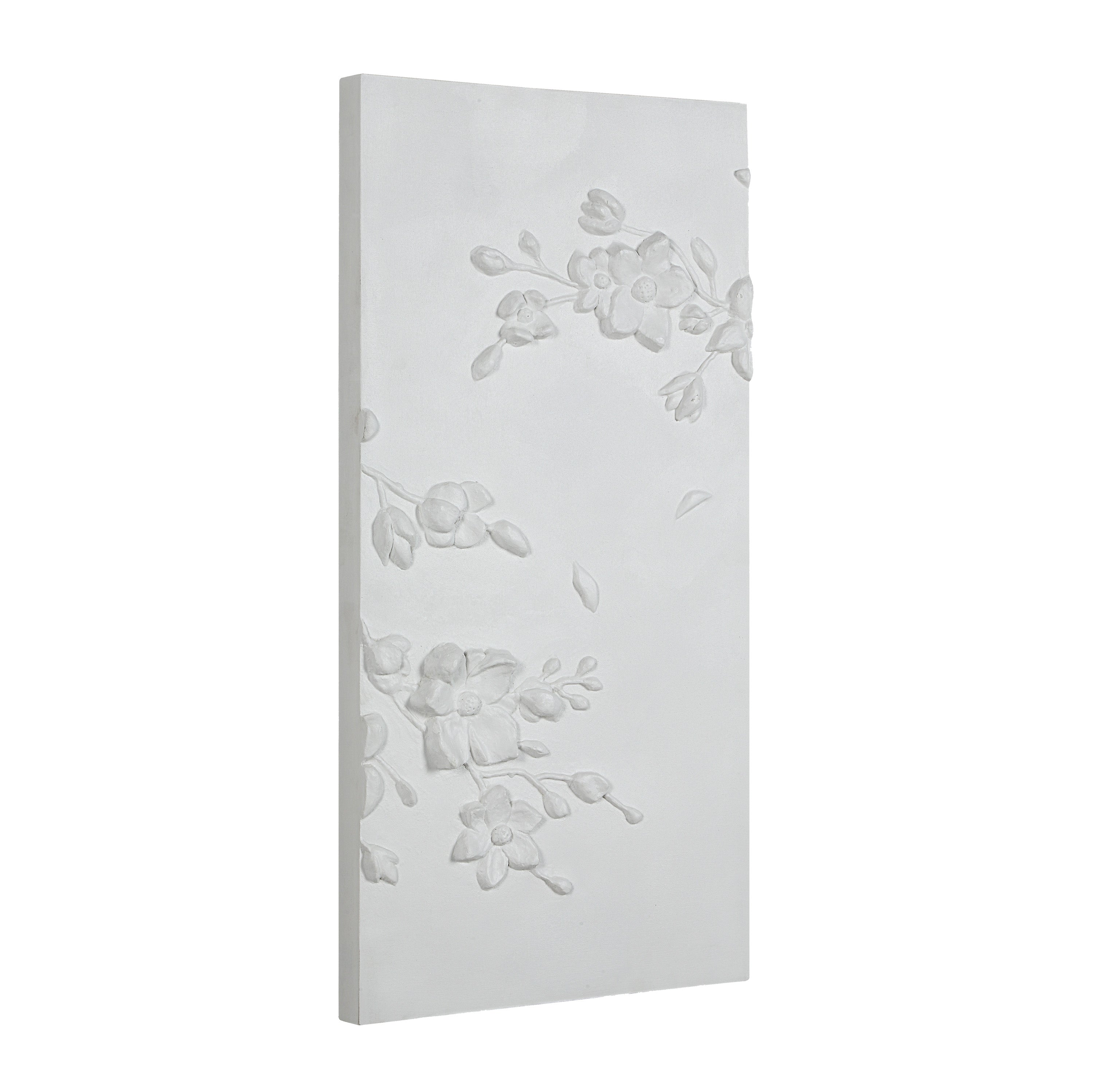 Beaudelaire 20" Wide Wall Decor, Matte White - Additional Image 5 - W6748