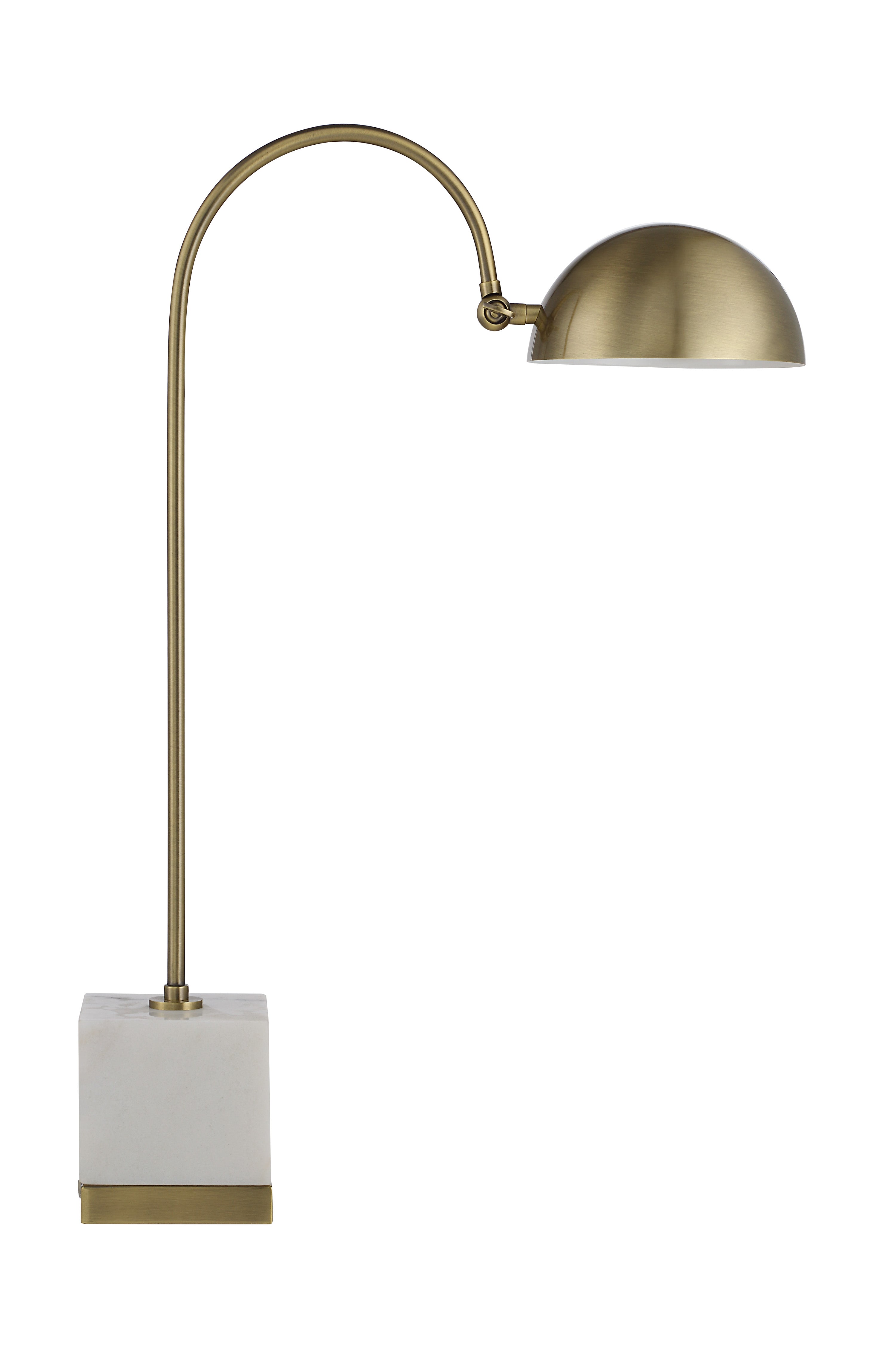 Volos 27" Length Table Lamp, White - Angle Image - LPT1212