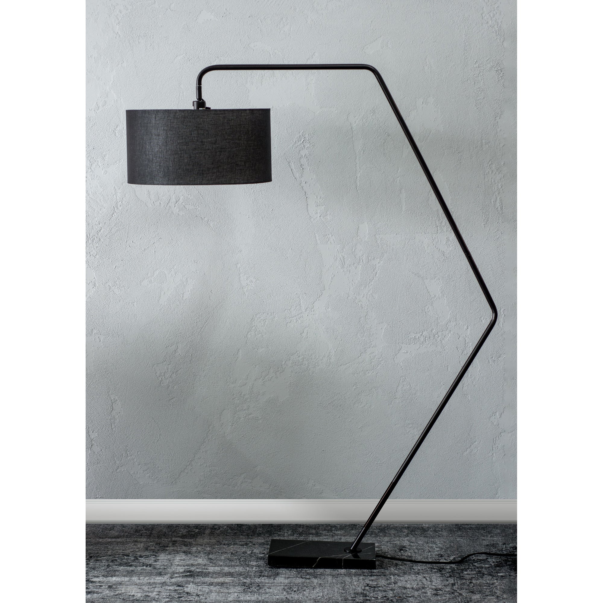 Penelin 65.25" Length Floor Lamp, Black - Lifestyle Image - LPF3118