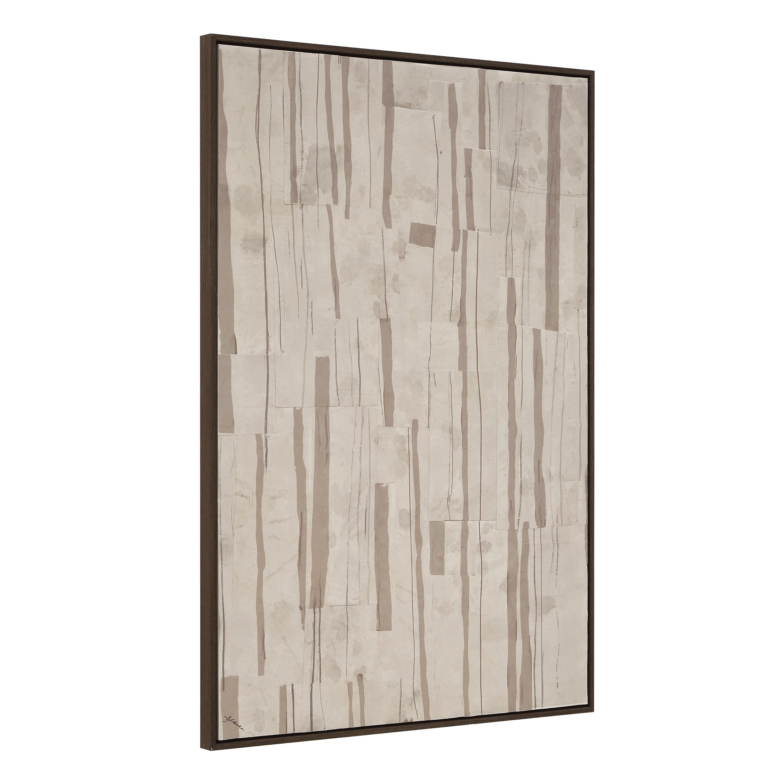 Sediment 40" H x 60" W Canvas Art - Angle Image - OL2248