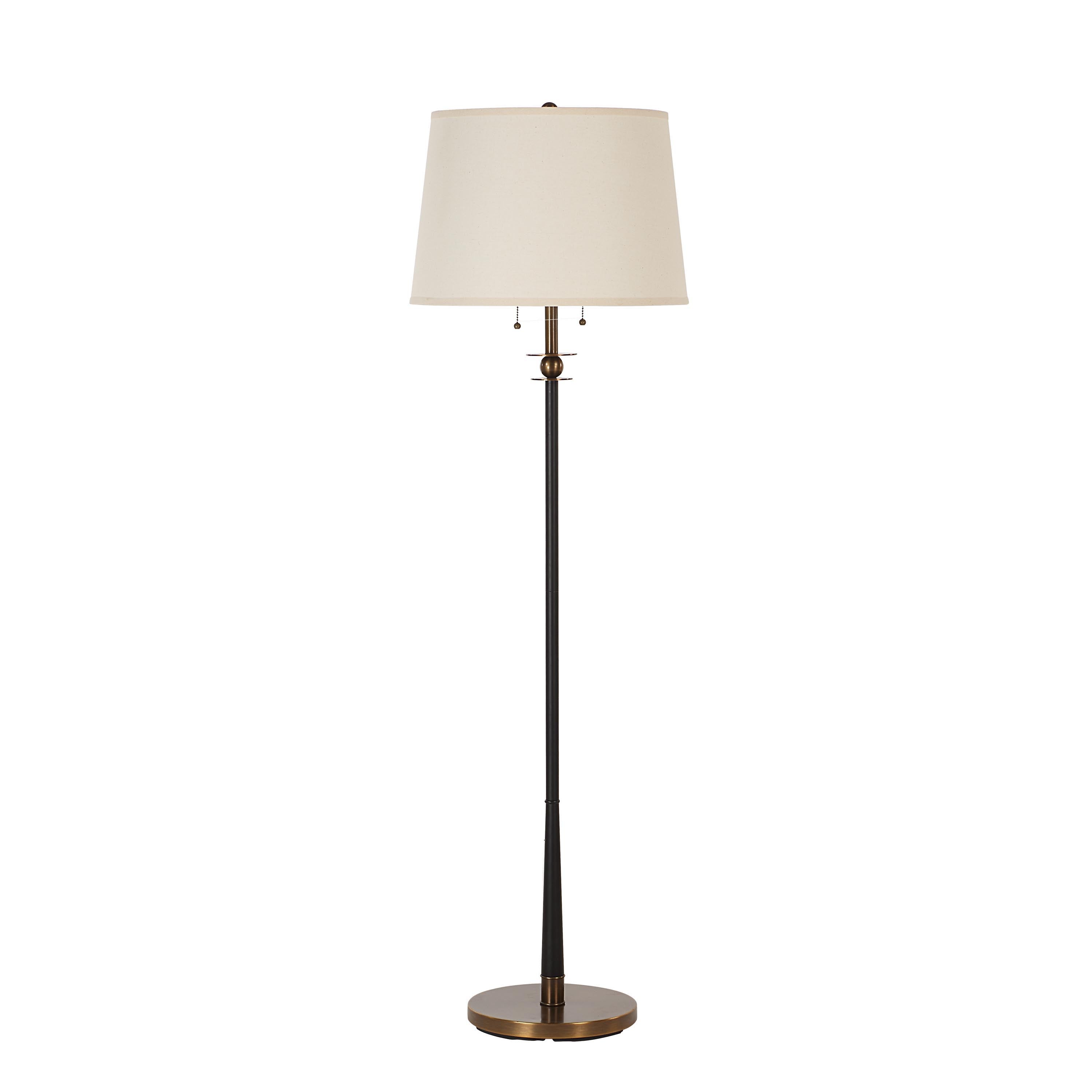 Alban 59" Height Floor Lamp, Black - Angle Image - LPF3162