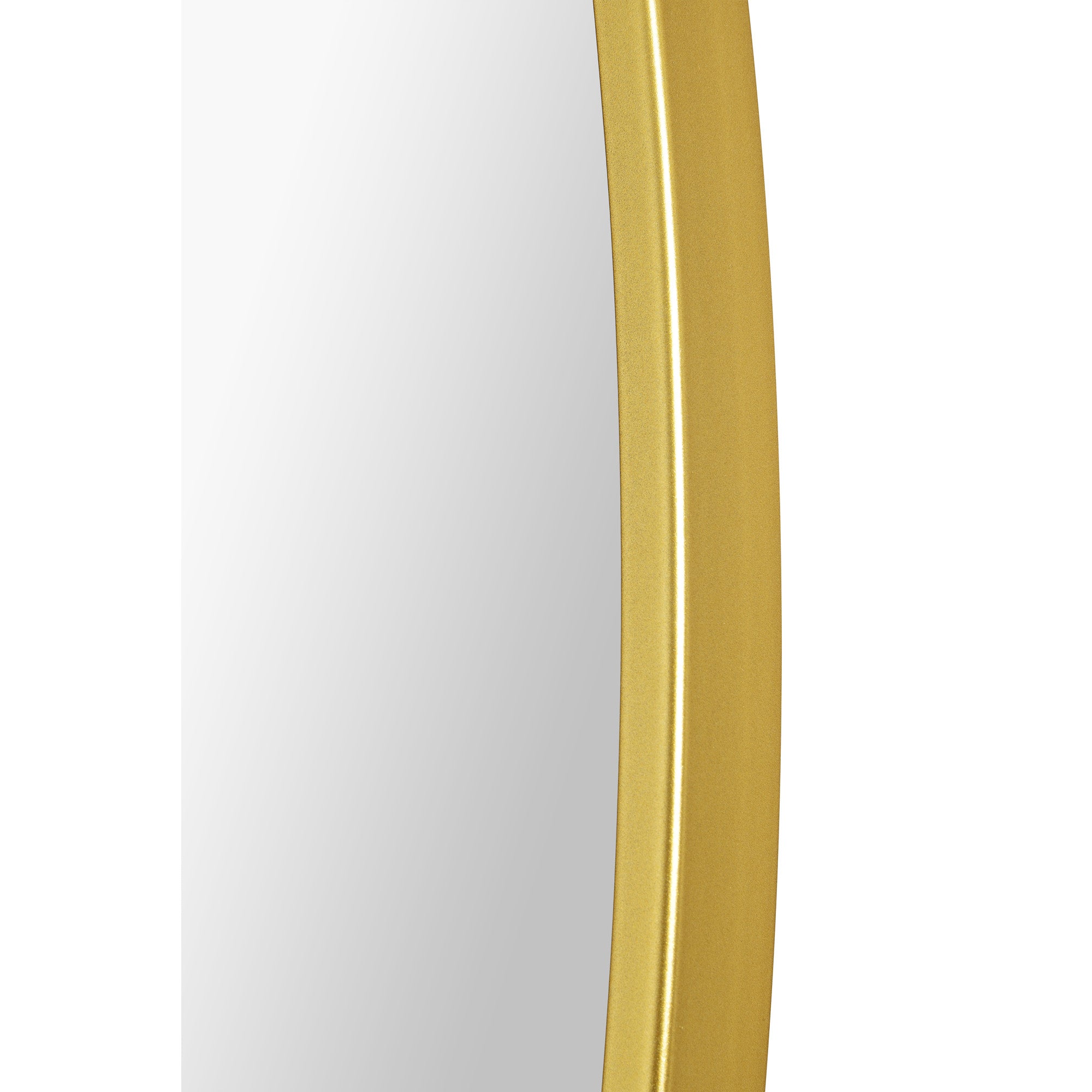 Fragoso 48" Tall Round Wall Mirror, Yellow - Additional Image 2 - MT2532