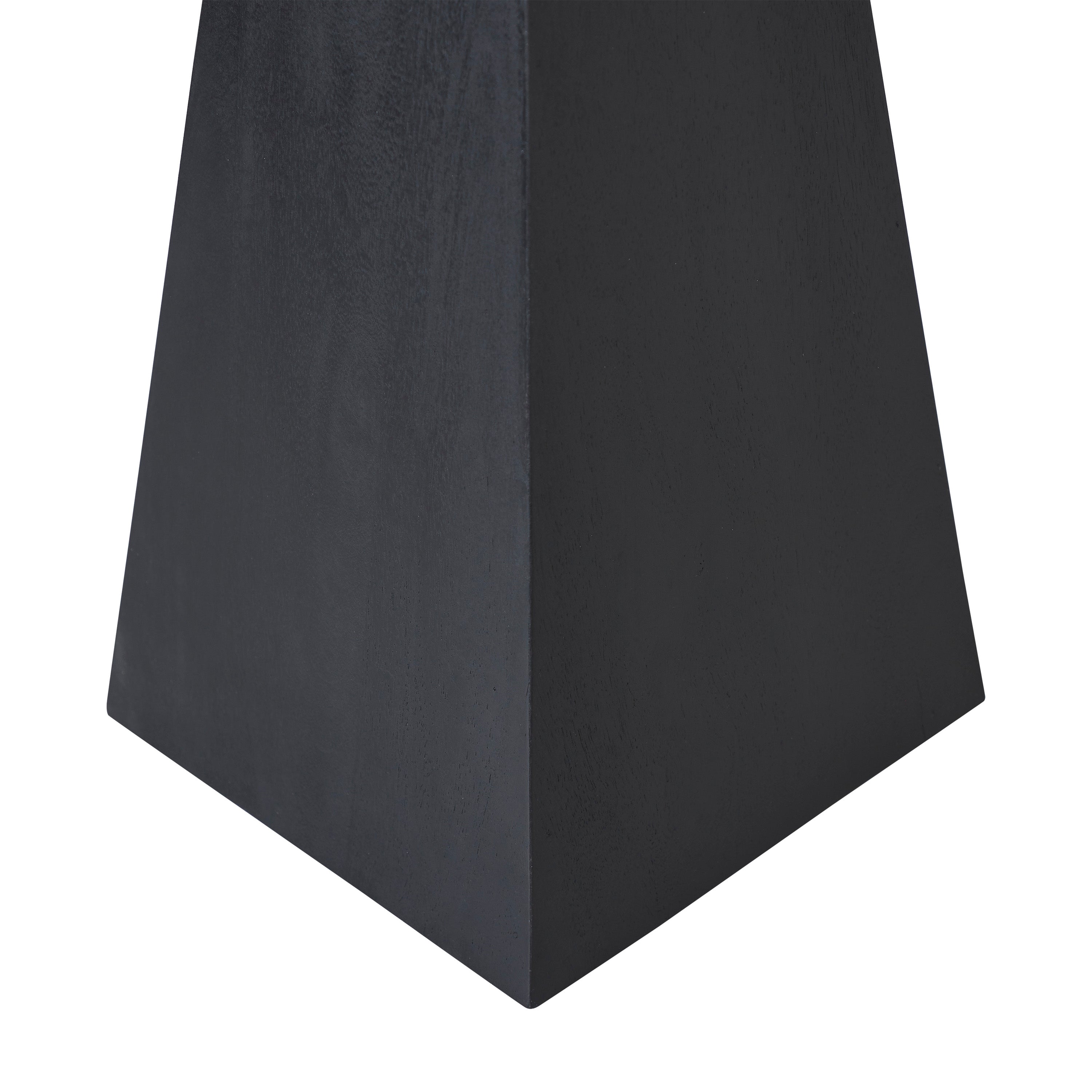 Moulin Indoor Mango Wood Side Table, Black - Additional Image 4 - TA483