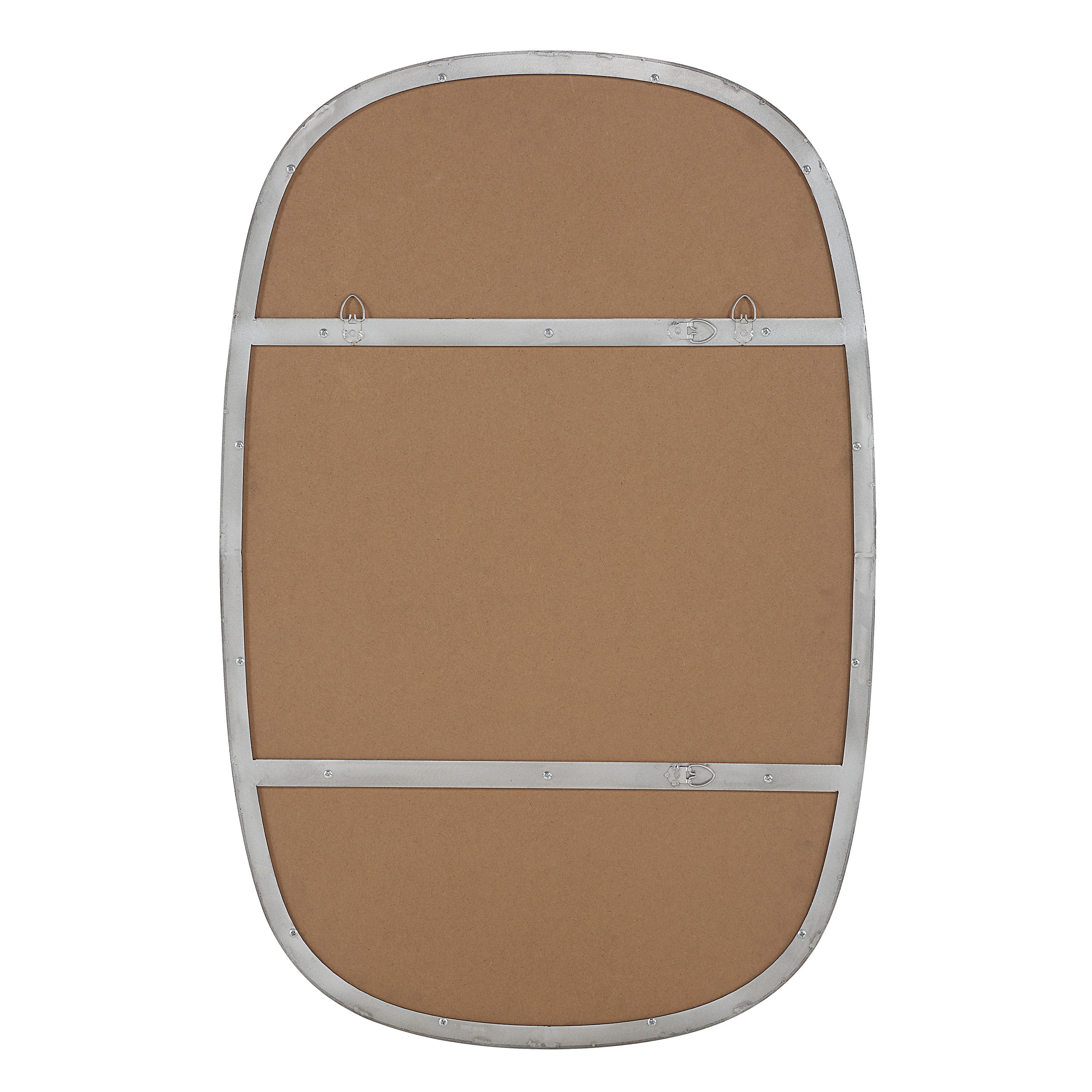 Talco 36" H x 24" W Wall Mirror, Silver - Backing Image - MT2733