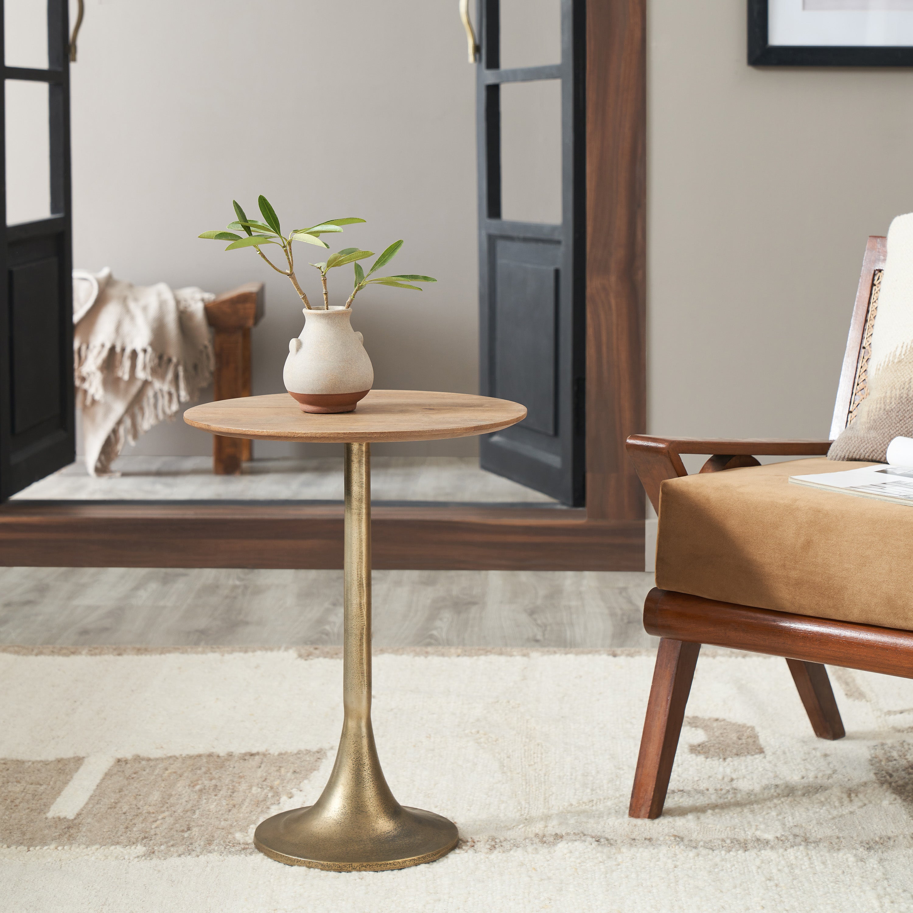 Sparta 23" Height Table, Yellow - Lifestyle Image - TA530