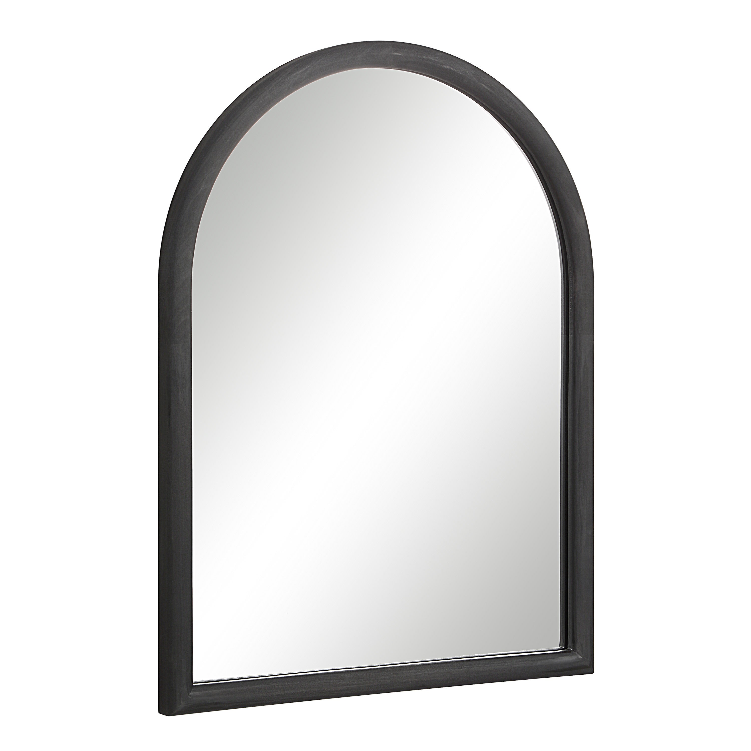Olfito 24" H x 18" W Wall Mirror, Black - Angle Image - MT2715