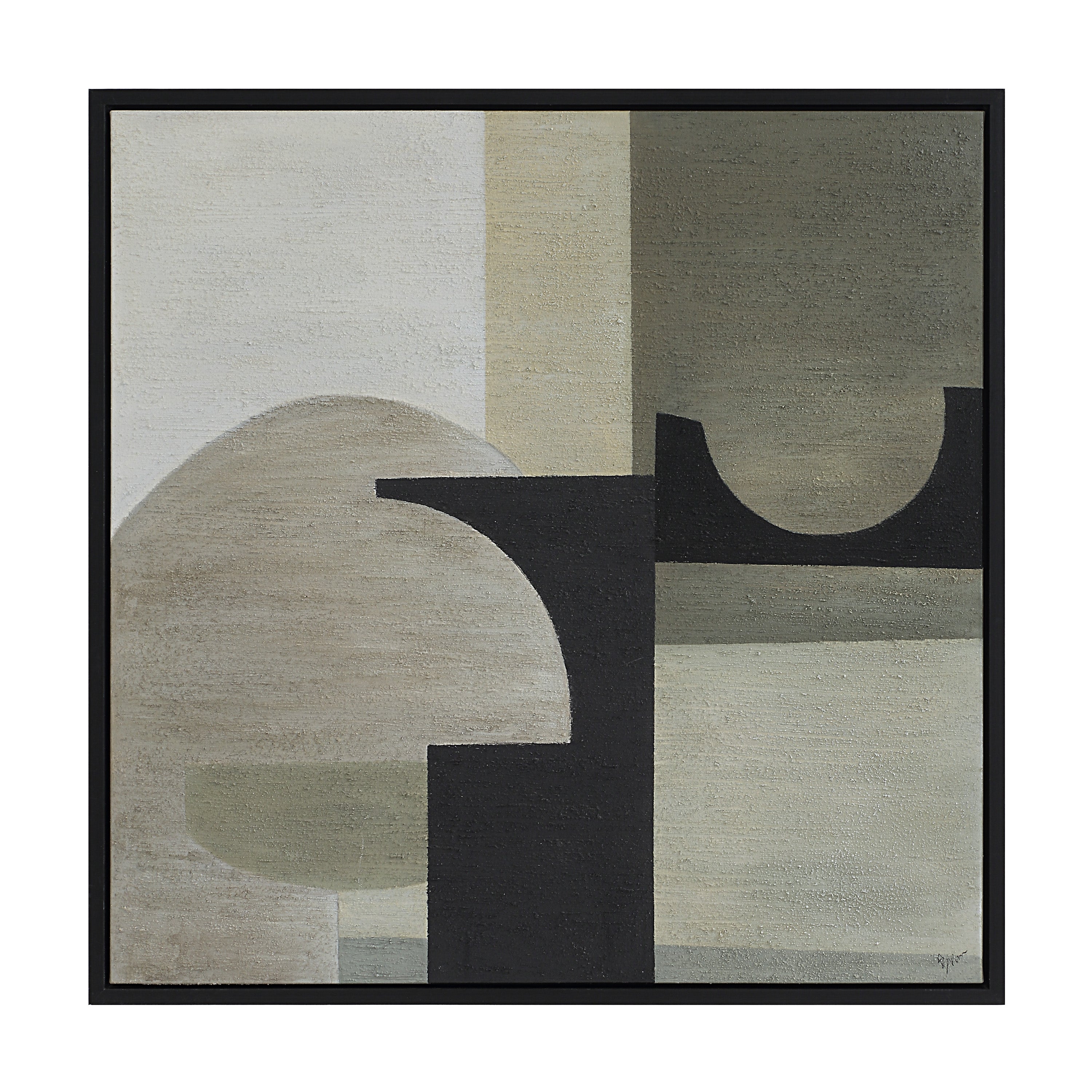 Gladiolus 40" Wide Canvas Art, Green, Black - Main Image - OL2172