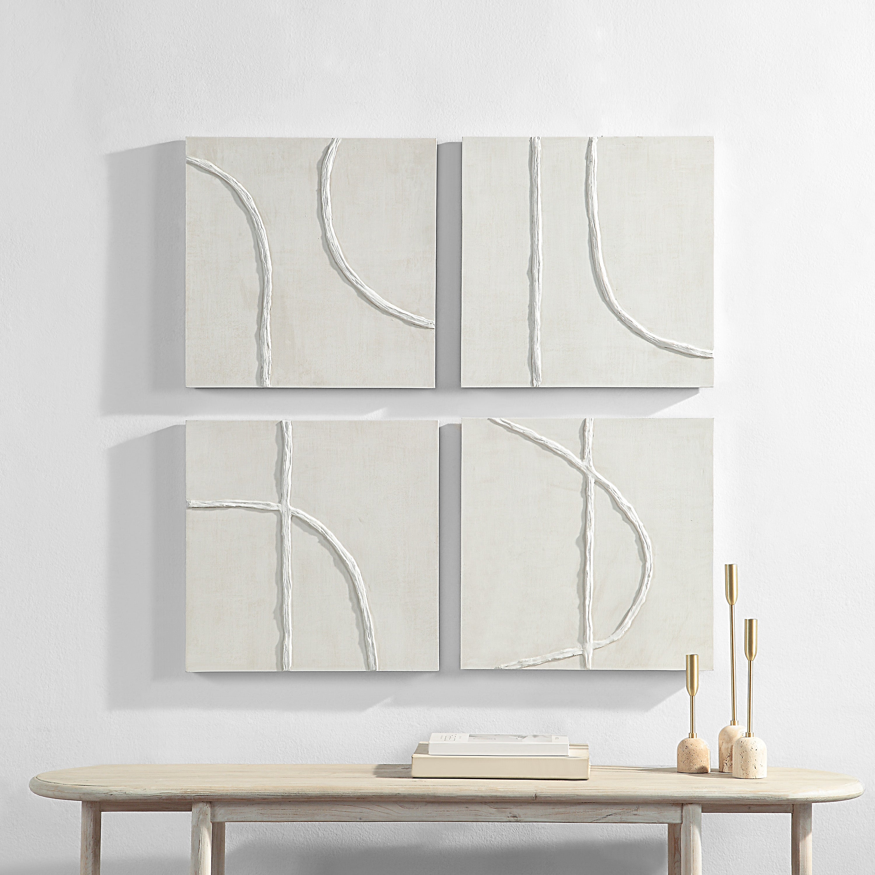 Cellier 20" Wide Wall Decor, White - Lifestyle Image - W6752