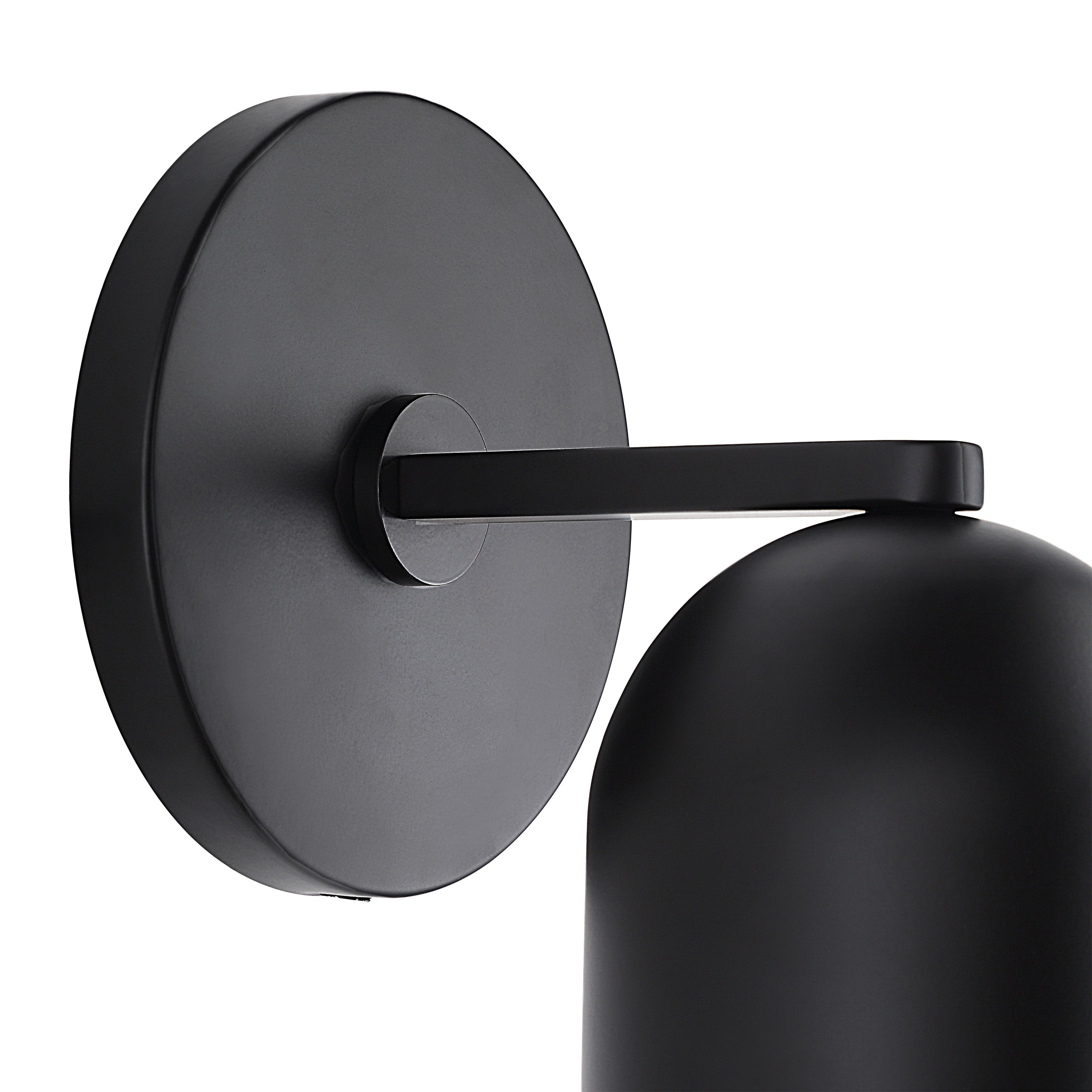 Valonia 8.25" Length Wall Sconce, BLACK - Detail Image - WS153