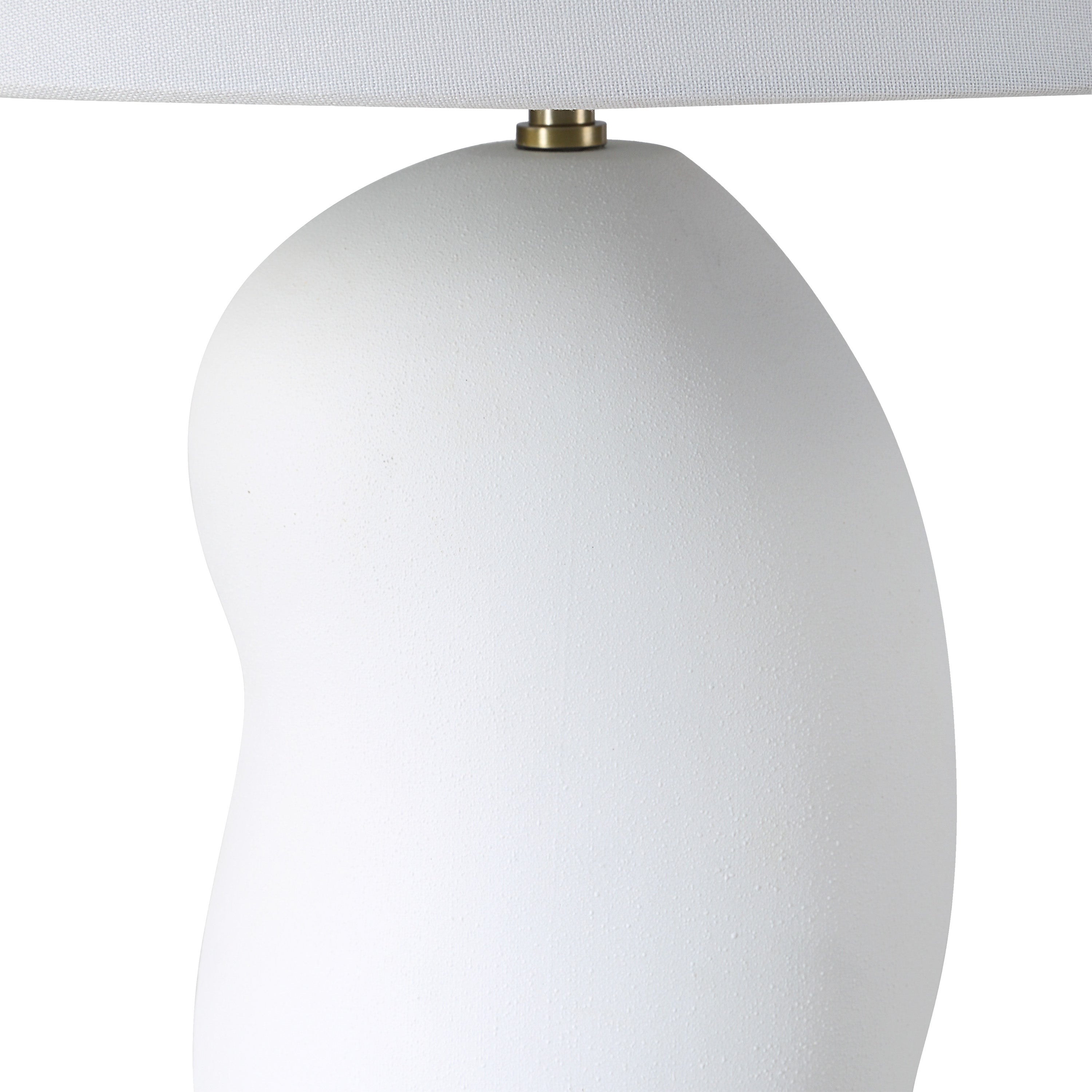 Katya 25" Height Table Lamp, White - Detail Image - LPT1298