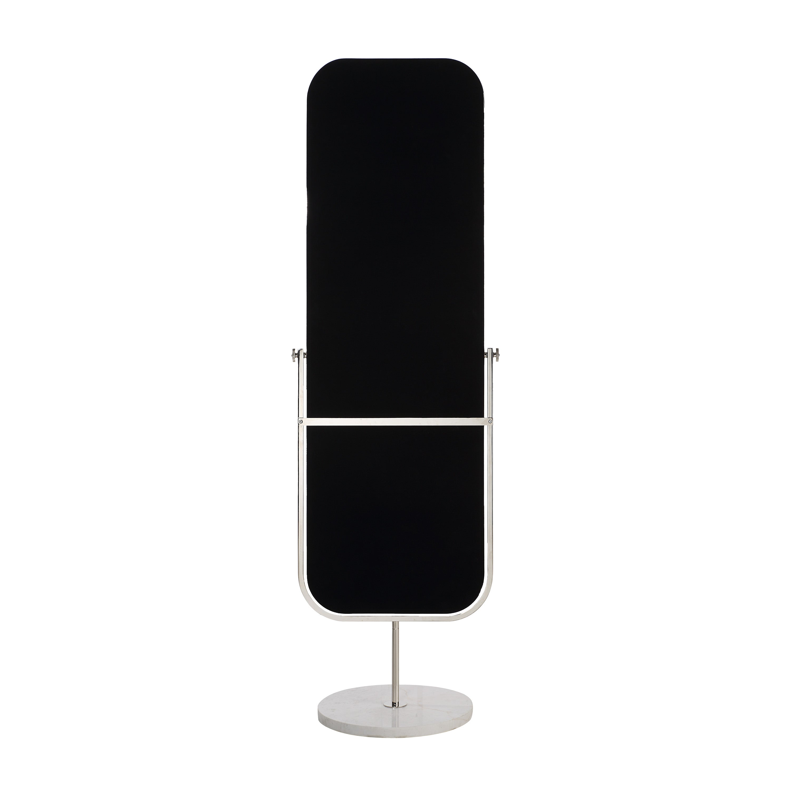 Mandra 66" H x 21" W Wall Mirror, Silver - Backing Image - MT2732