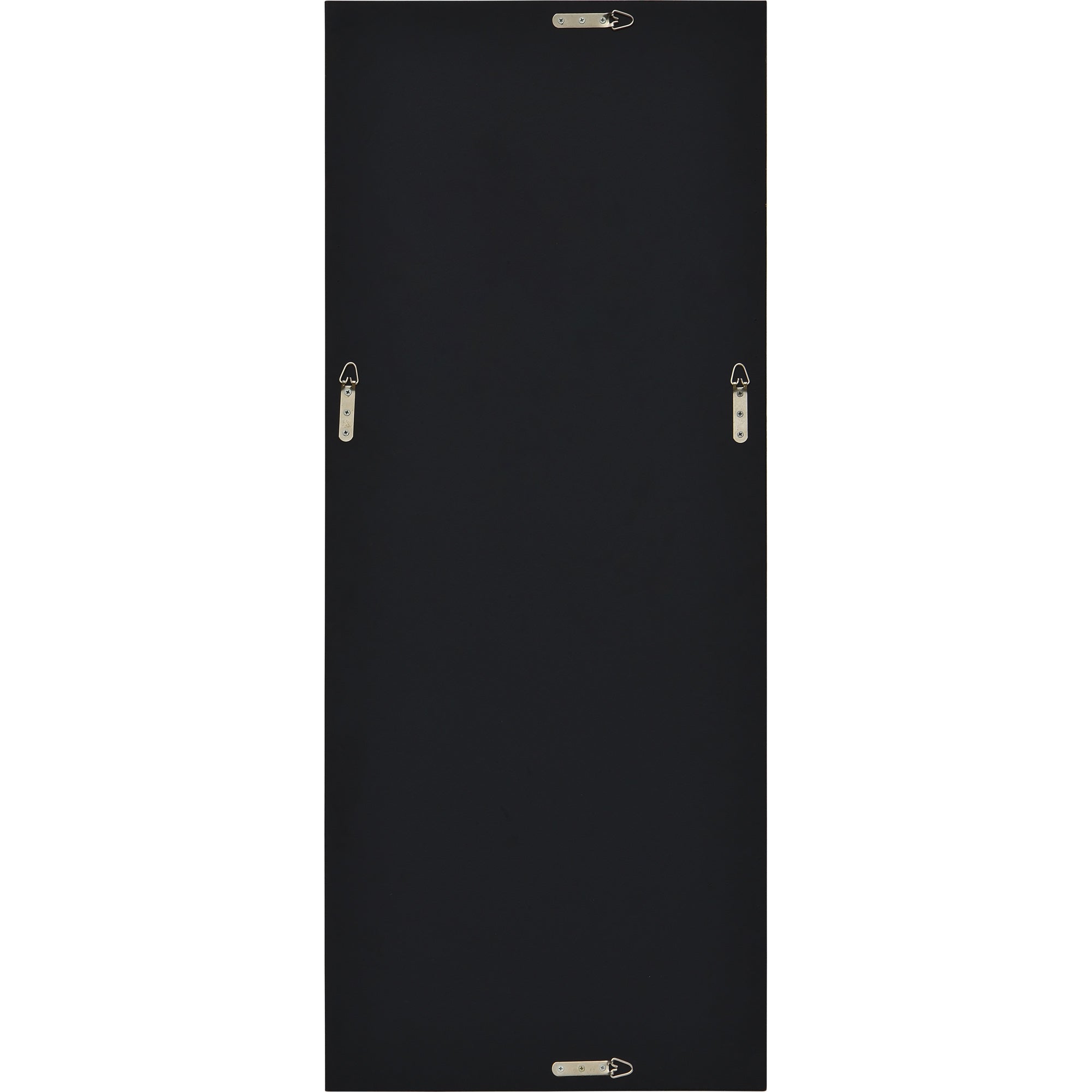 Connix 50" Tall Rectangle Wall Mirror, Brown - Backing Image - MT2385