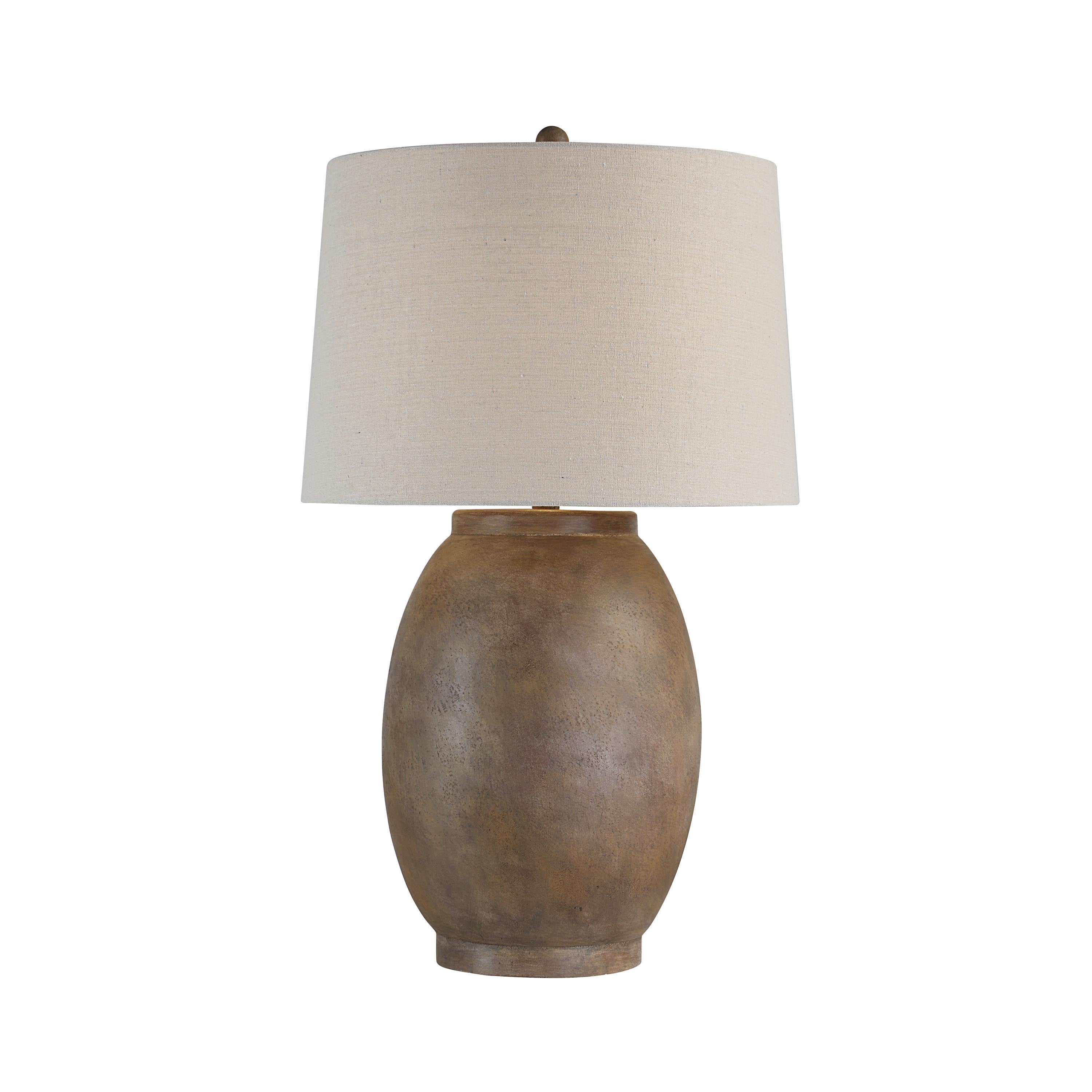 Naima 31" Height Table Lamp, Brown - Angle Image - LPT1338
