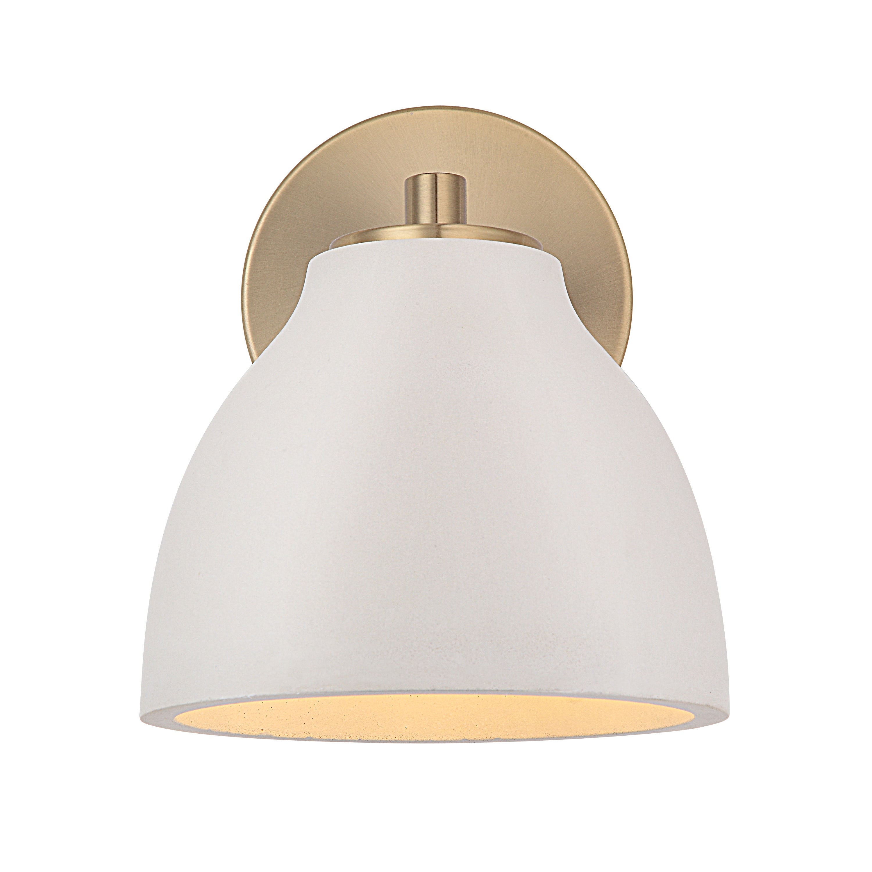 Mazia 8.5" Burnished Brass 1-Light Wall Sconce - Additional Image 2 - WS138