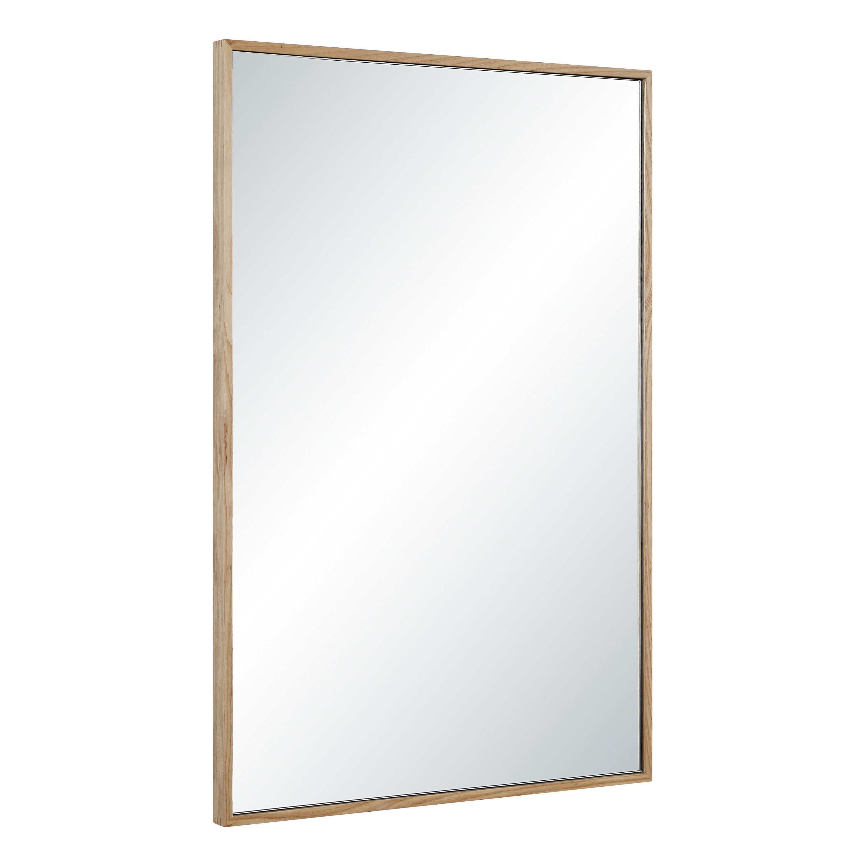 Greyson 36" H x 24" W Wall Mirror, Beige - Angle Image - MT2752