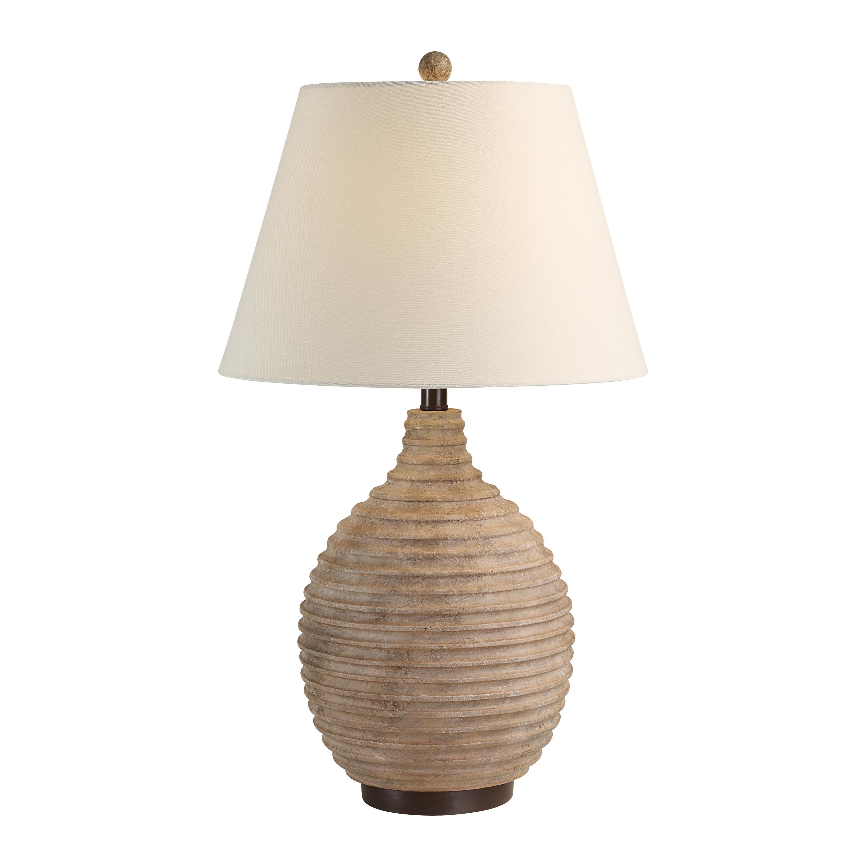 Cebada 27.5" Height Table Lamp, Brown - Angle Image - LPT1325