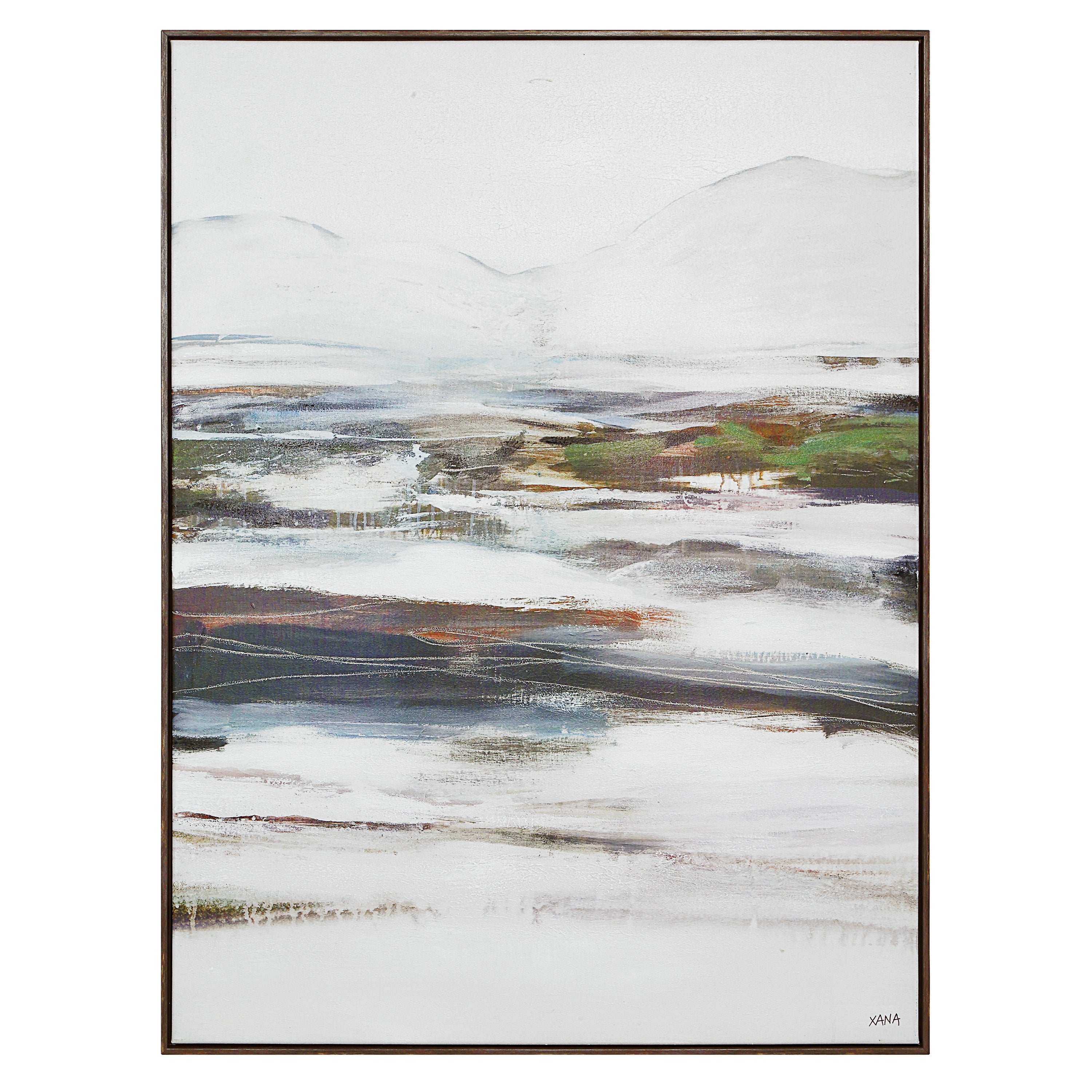 Danae 48" H x 36" W Canvas Art, White - Main Image - OL2206