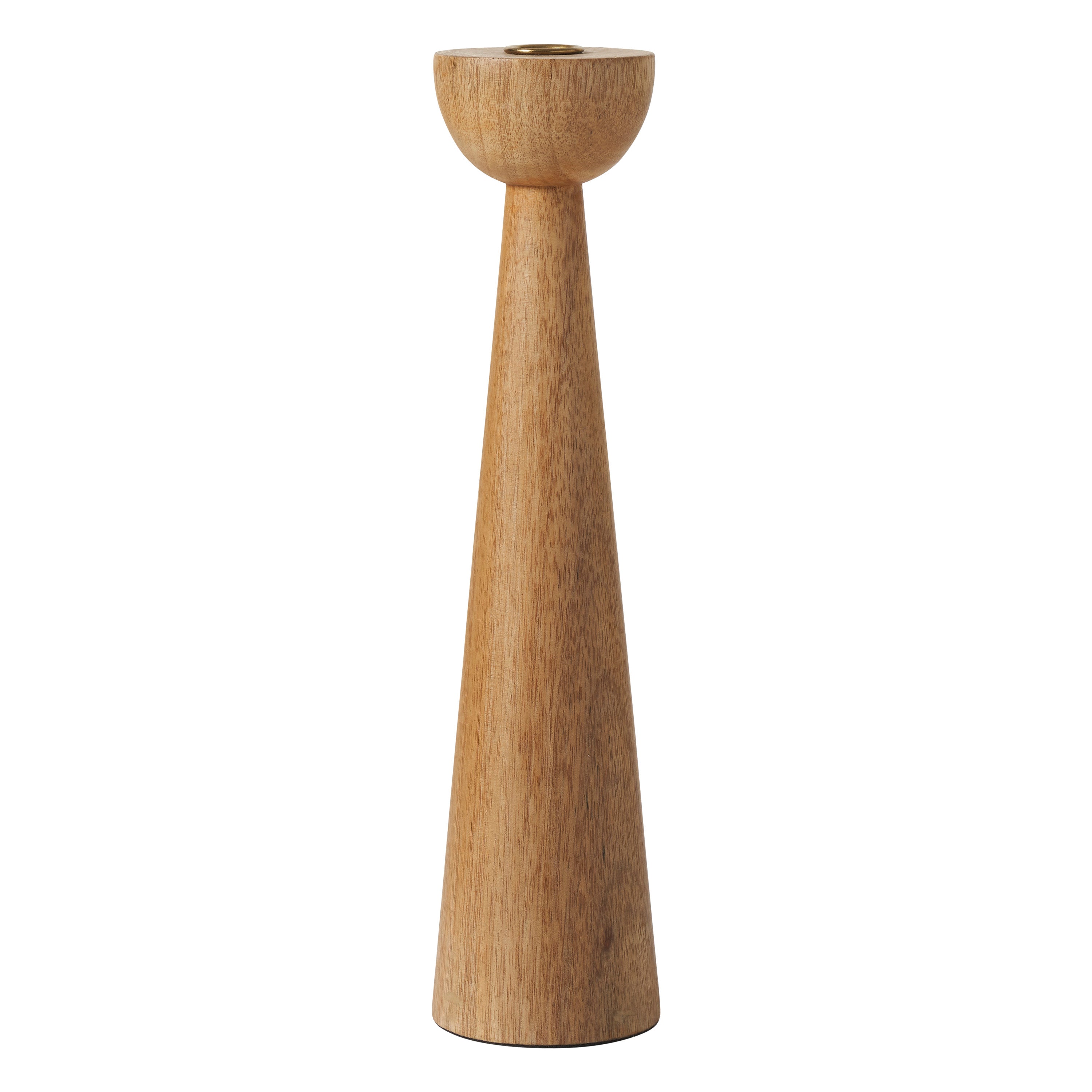 Laurier Candle Holder, Light Brown - Additional Images - CAN186