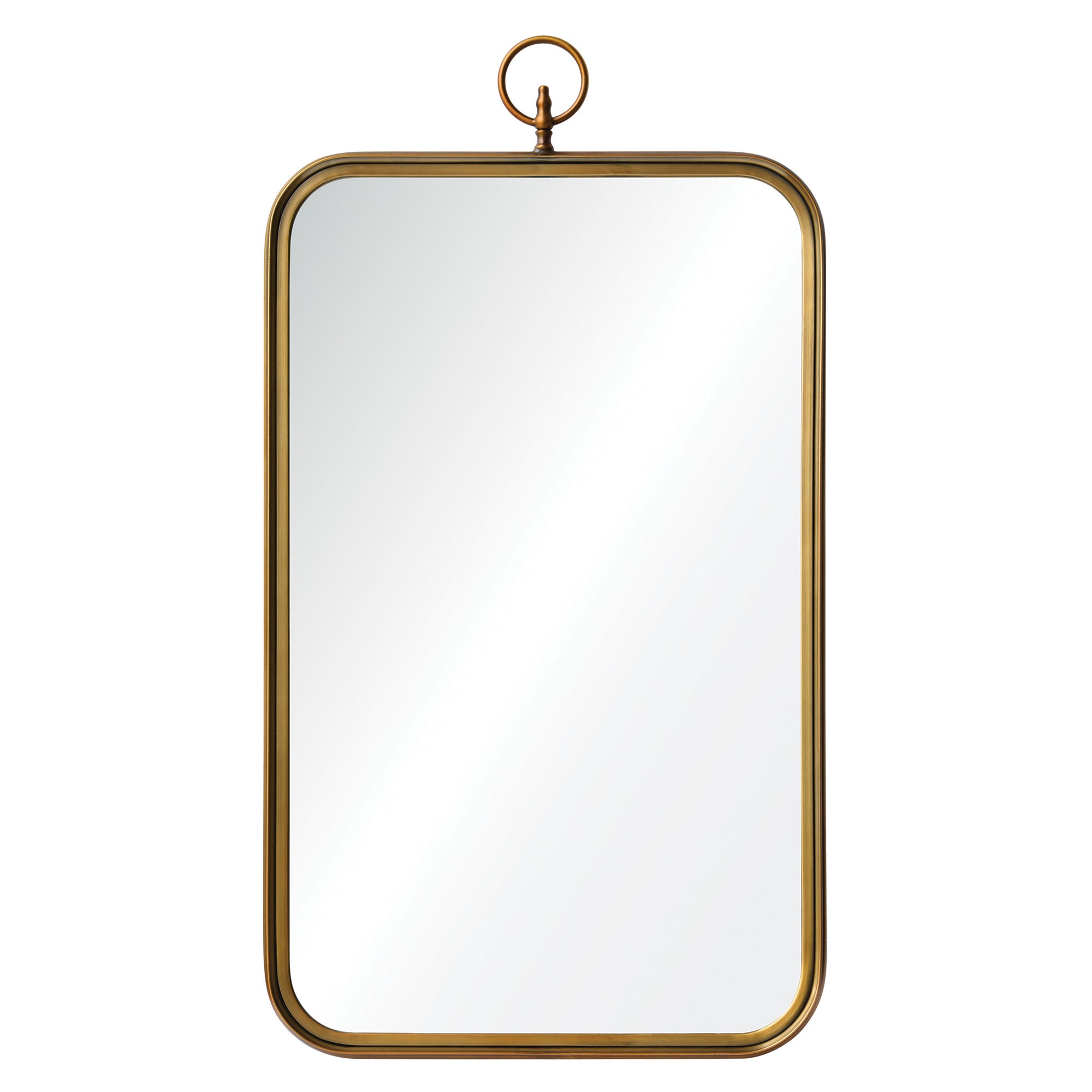 Coburg 39.5" Tall Rectangle Wall Mirror, Yellow - Main Image - MT1508