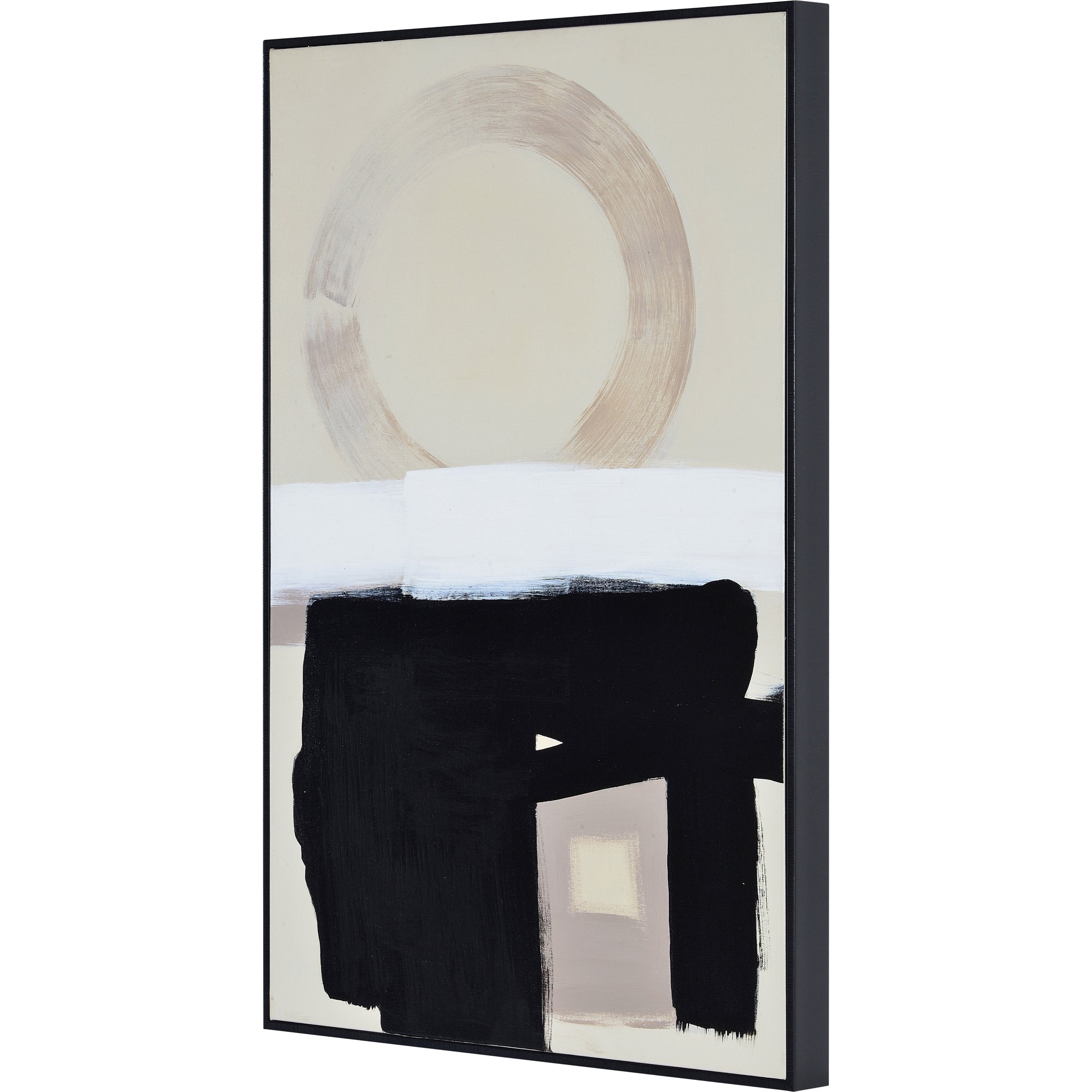 Telesto 24" Wide Canvas Art, Black - Angle Image - OL2046