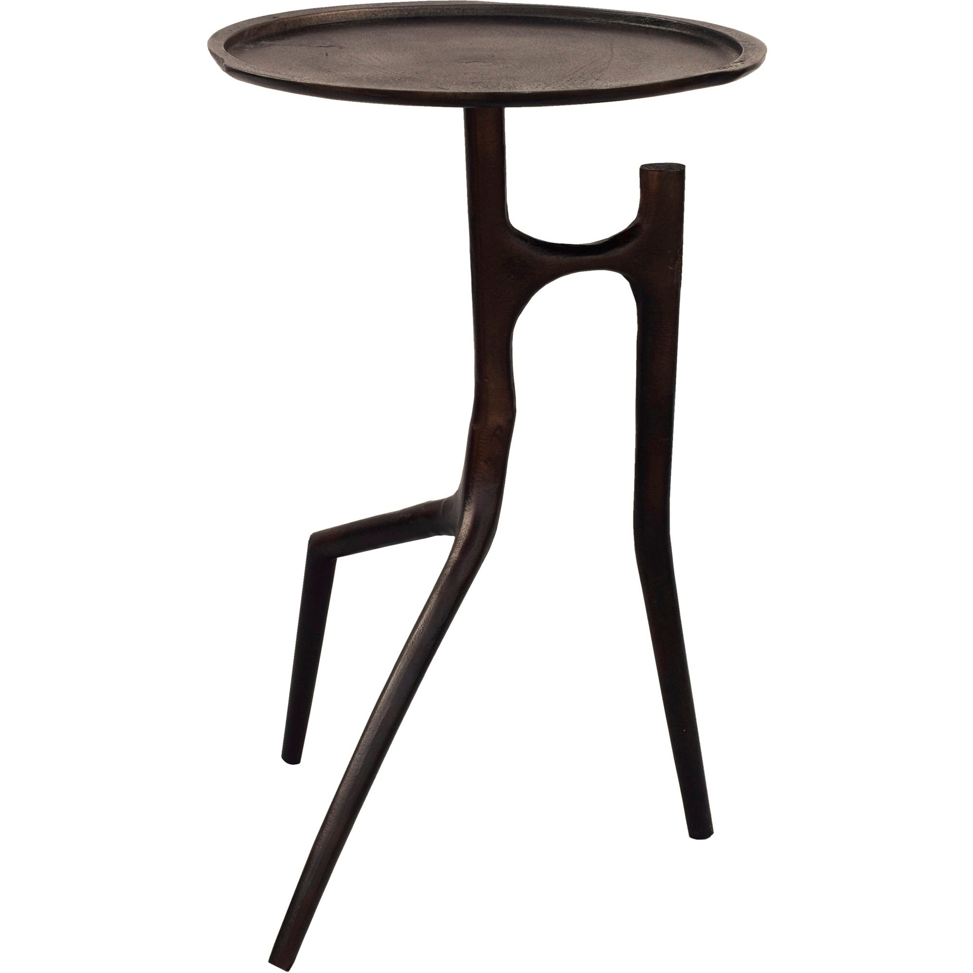 Maadi Indoor Aluminum Table, Bronze - Angle Image - TA194