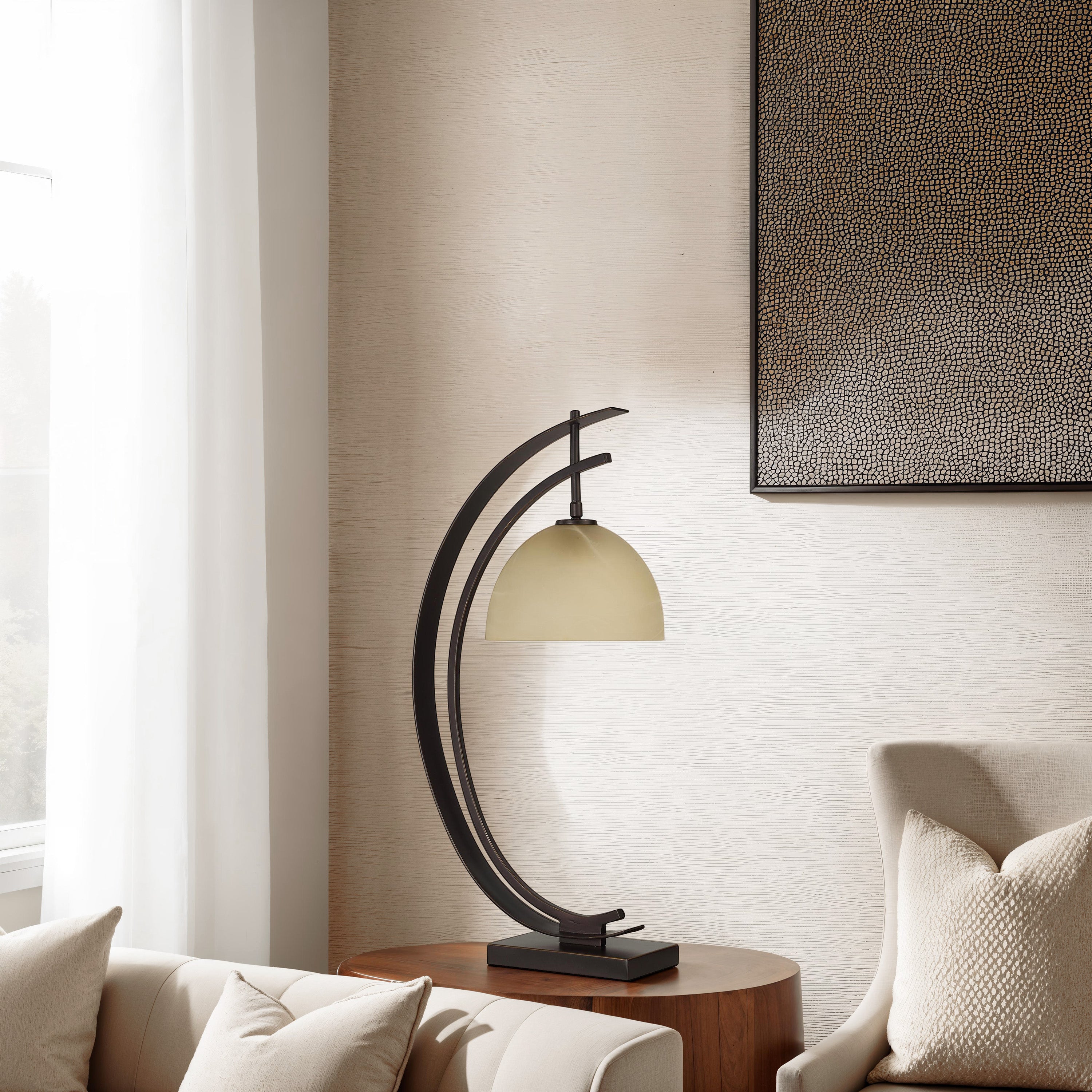 Pervinca 28.125" Height Table Lamp, Brown - Lifestyle Image - LPT1347