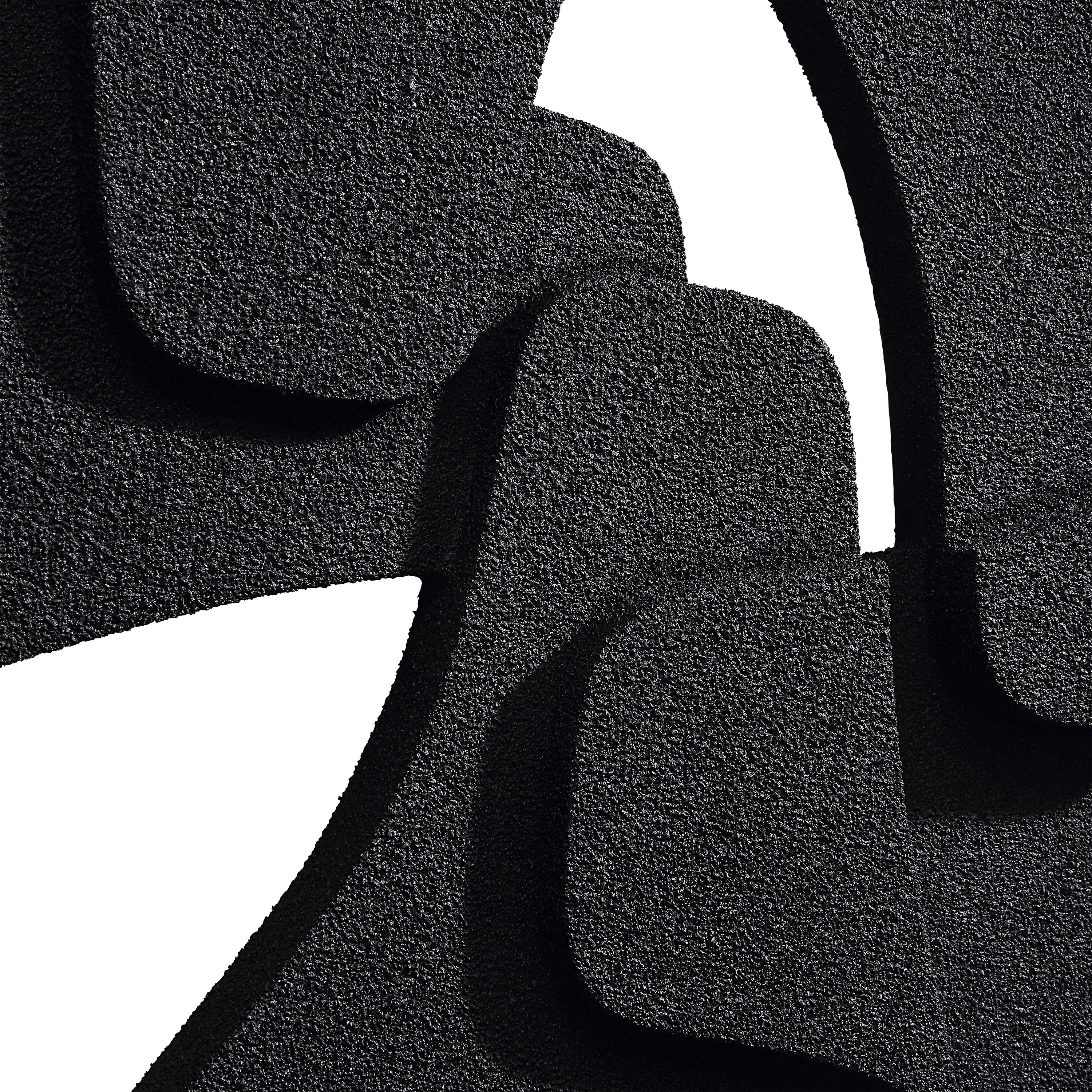 Scorpio 65" Wide Wall Decor, Texture Matte Black - Additional Images - W6770