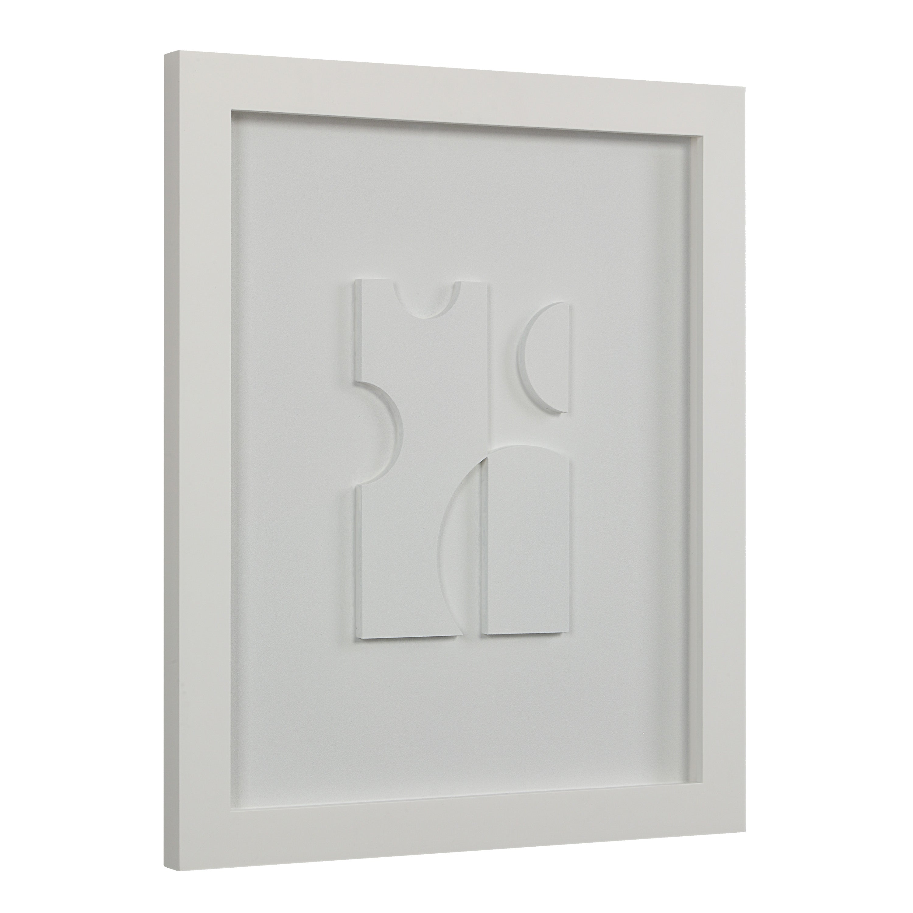 Ispra 19" Wide Wall Decor, Matte White - Additional Image 3 - W6760