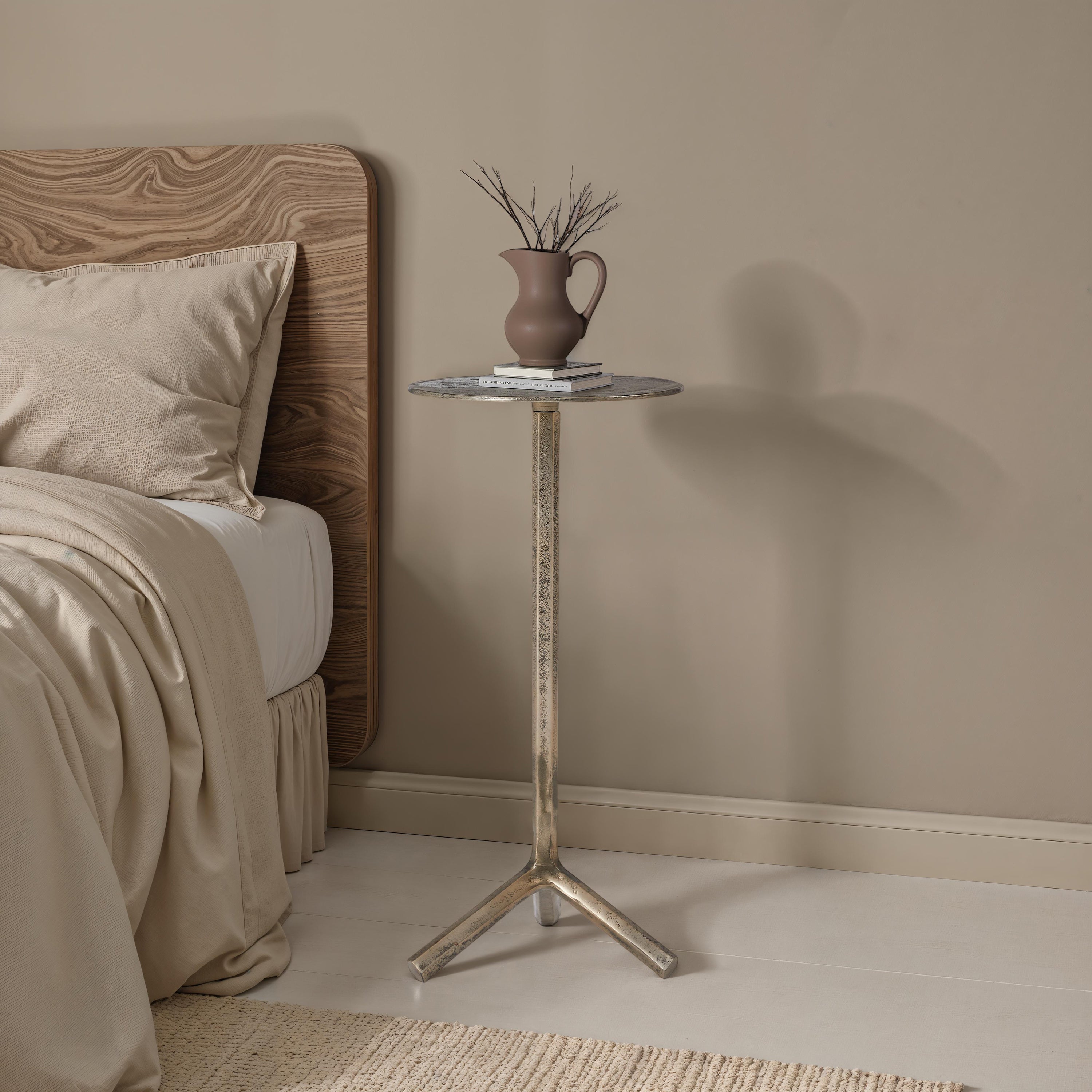 Zahra 10.0" Height Side Table - White Label Lifestyle Image - TA535