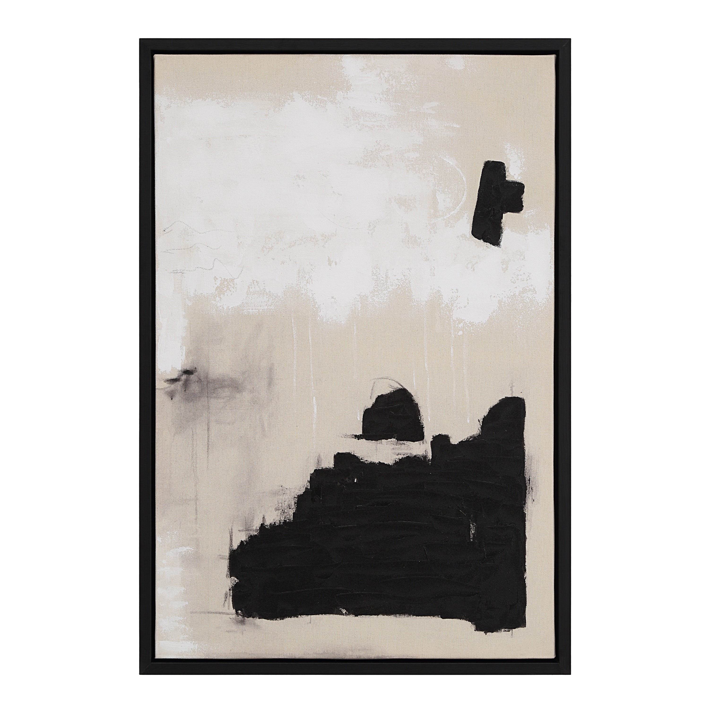 Asia 24" Wide Canvas Art with Wood Frame, Painted Black - Additional Image 7 - OL2146